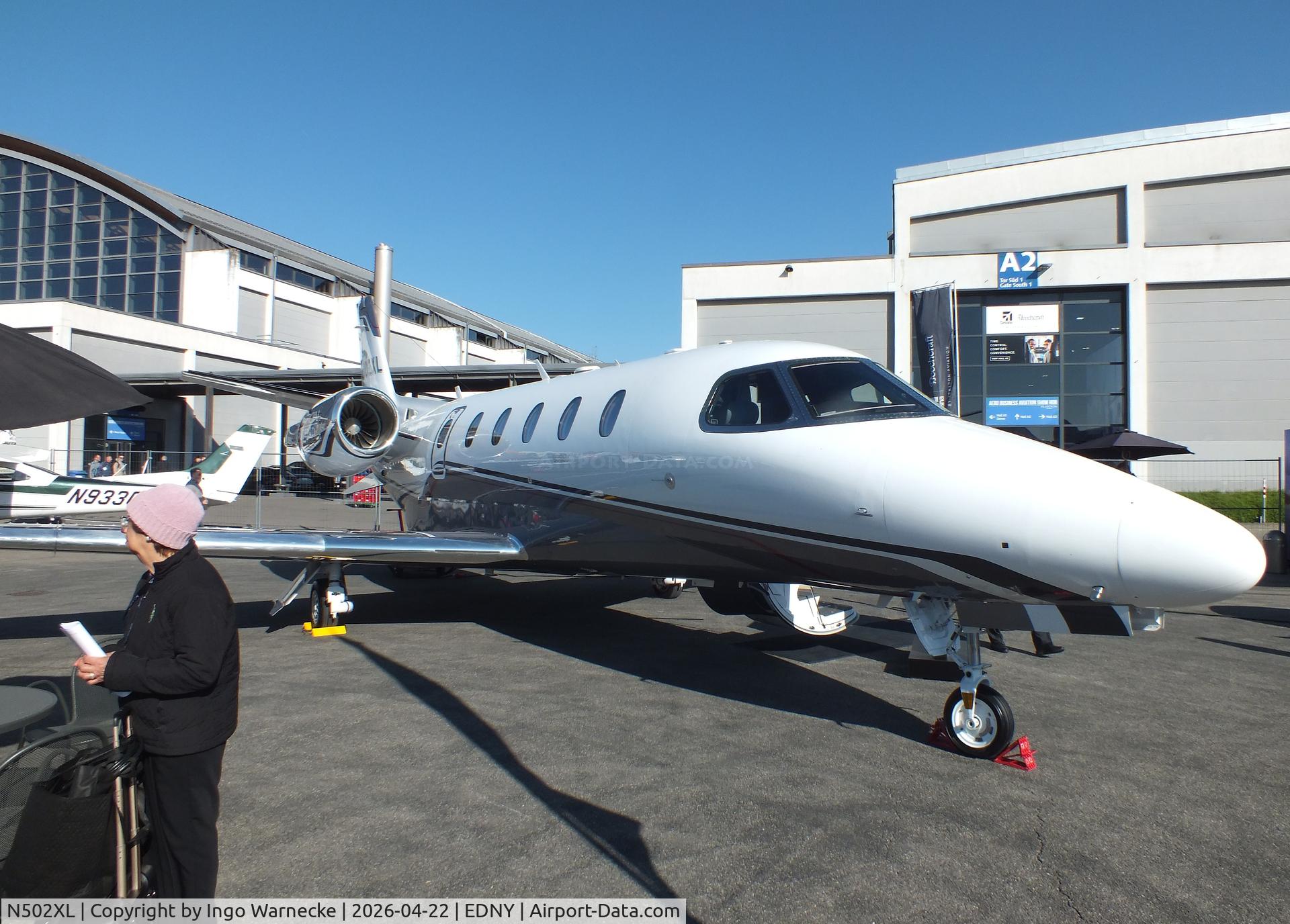 N502XL, 2026 Cessna 560 XLS Citation Ascend C/N 560-6502, Cessna 560 Citation XLS Ascend at the AERO 2026, Friedrichshafen