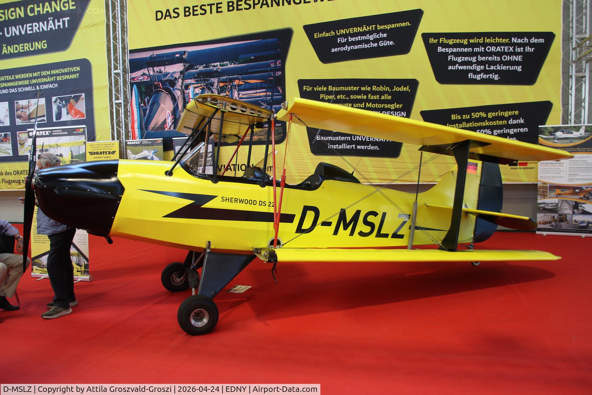 D-MSLZ, Tiger Cub Developments Sherwood Ranger RL-5 C/N Not found D-MSLZ, EDNY - Bodensee Airport Friedrichshafen, Germany. AERO 2026