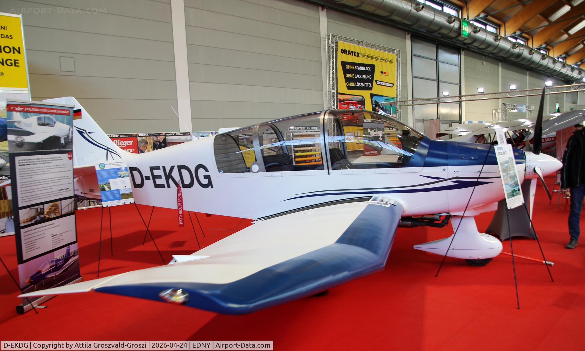 D-EKDG, 1984 Robin DR-400-180R Remorqueur Regent C/N 1638, EDNY - Bodensee Airport Friedrichshafen, Germany. AERO 2026