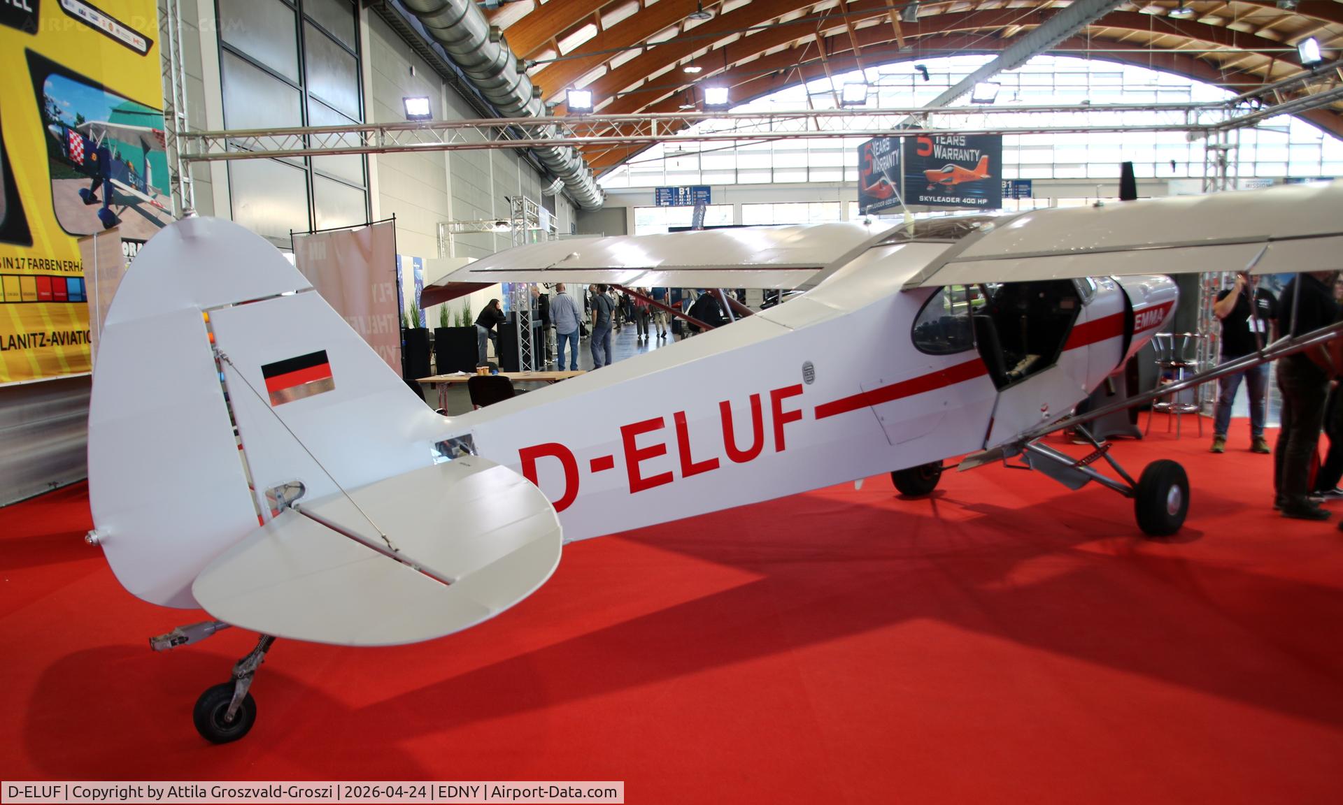 D-ELUF, 1952 Piper L-18C Super Cub C/N 18-2046, EDNY - Bodensee Airport Friedrichshafen, Germany. AERO 2026