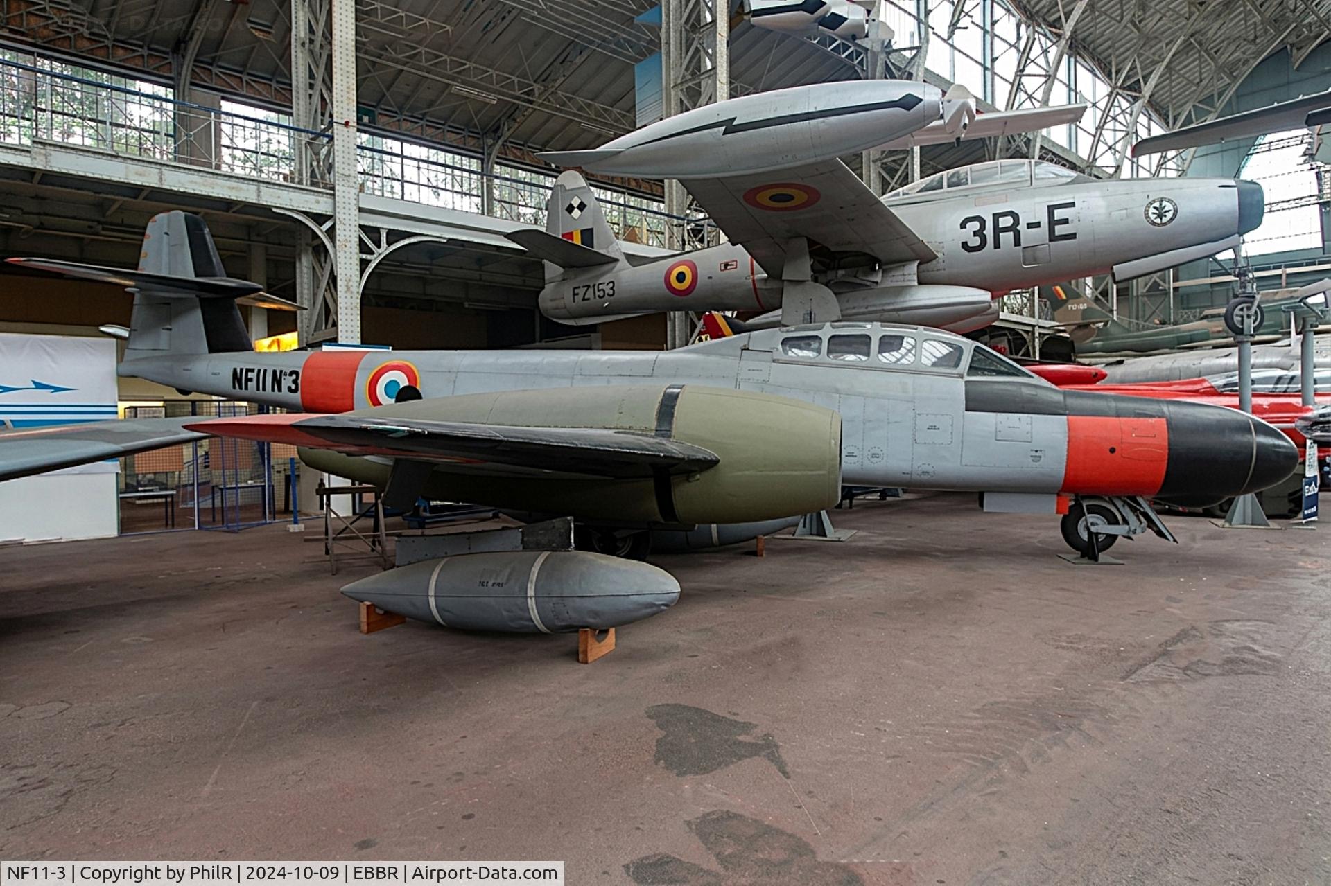 NF11-3, Gloster Meteor NF.11 C/N Not found NF11-3, NF11-3 1953 Gloster (Armstrong Whitworth) Meteor NF11 Armee de L'Air Musée de l'Air de Bruxelles 