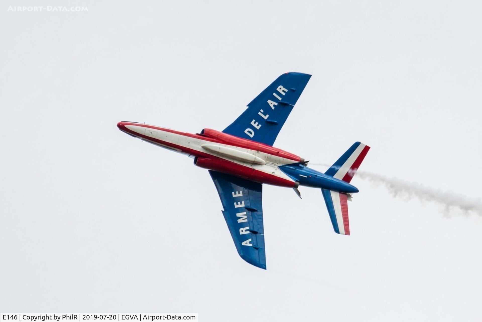 E146, Dassault-Dornier Alpha Jet E C/N E146, E146 F-UHRR 2 Dasssault Dornier Alpha Jet E Patrouille de France RIAT Fairford 