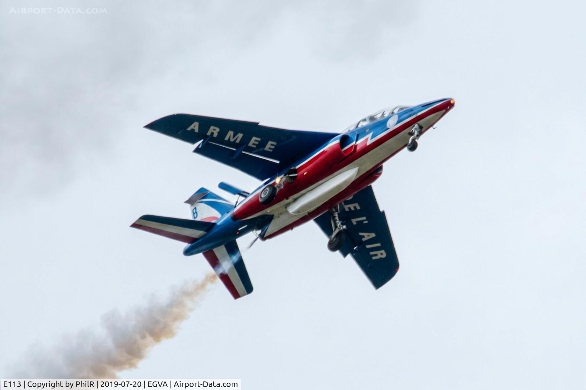 E113, Dassault-Dornier Alpha Jet E C/N E113, E113 F-TETD 8 Dasssault Dornier Alpha Jet E Patrouille de France RIAT Fairford 