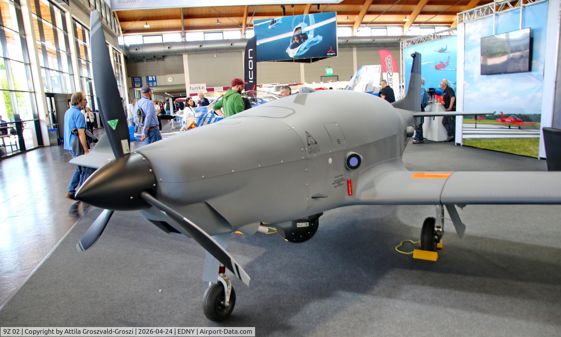 9Z 02, 2026 Breezer Avilus Bussard UAV C/N not found_9Z+02, EDNY - Bodensee Airport Friedrichshafen, Germany. AERO 2026