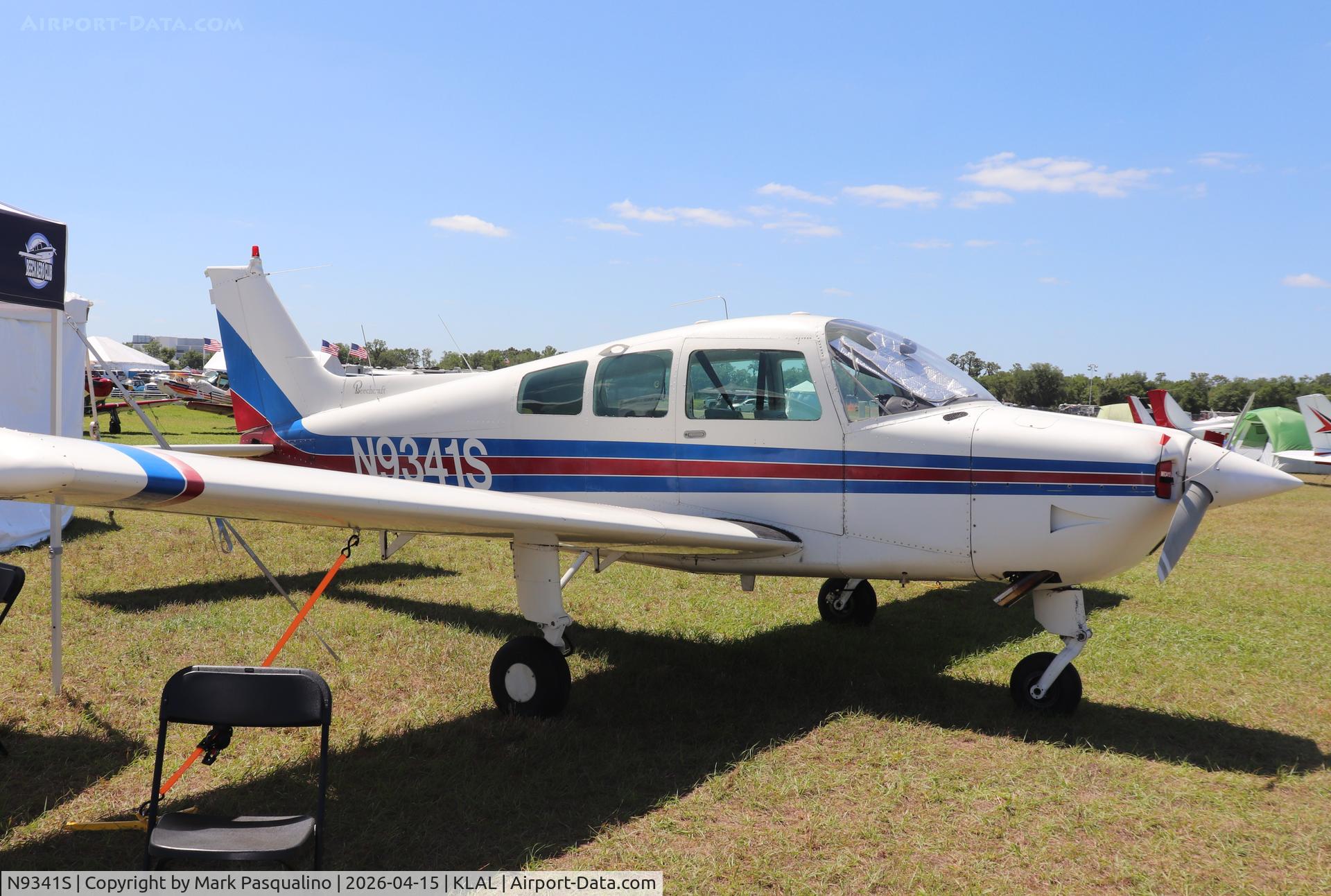 N9341S, 1975 Beech C23 Sundowner 180 C/N M-1644, Beech C23