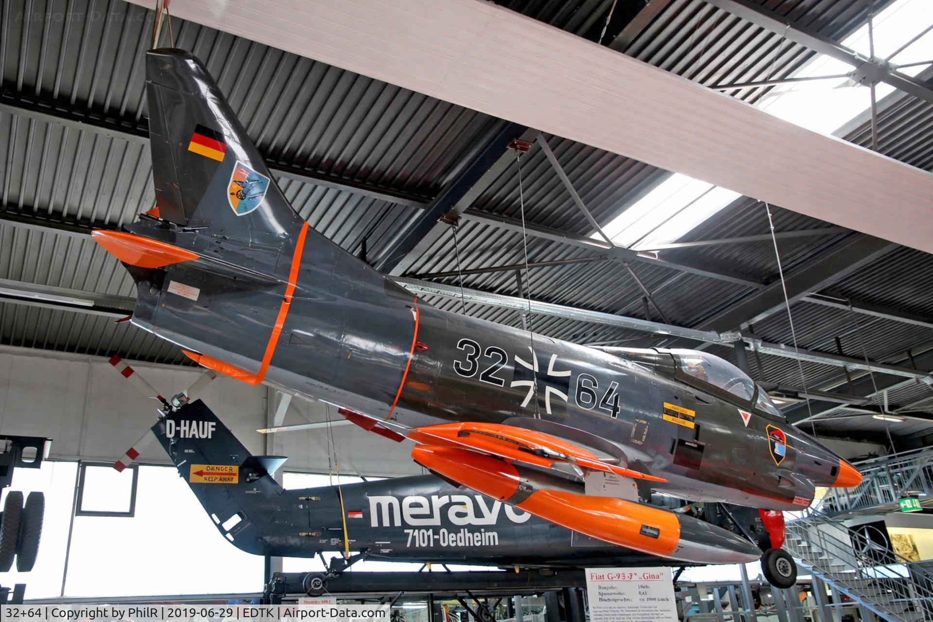 32+64, , 32+64 1965 Fiat G91 R-3 GAF Sinsheim 