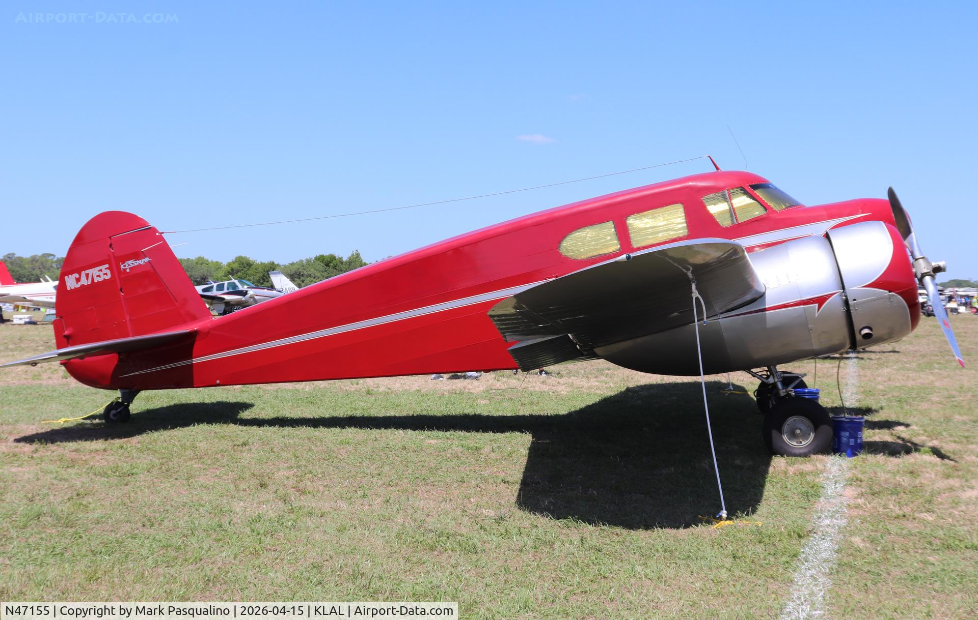 N47155, 1943 Cessna UC-78 (T-50) Bobcat Bobcat C/N 5264, Cessna UC-78