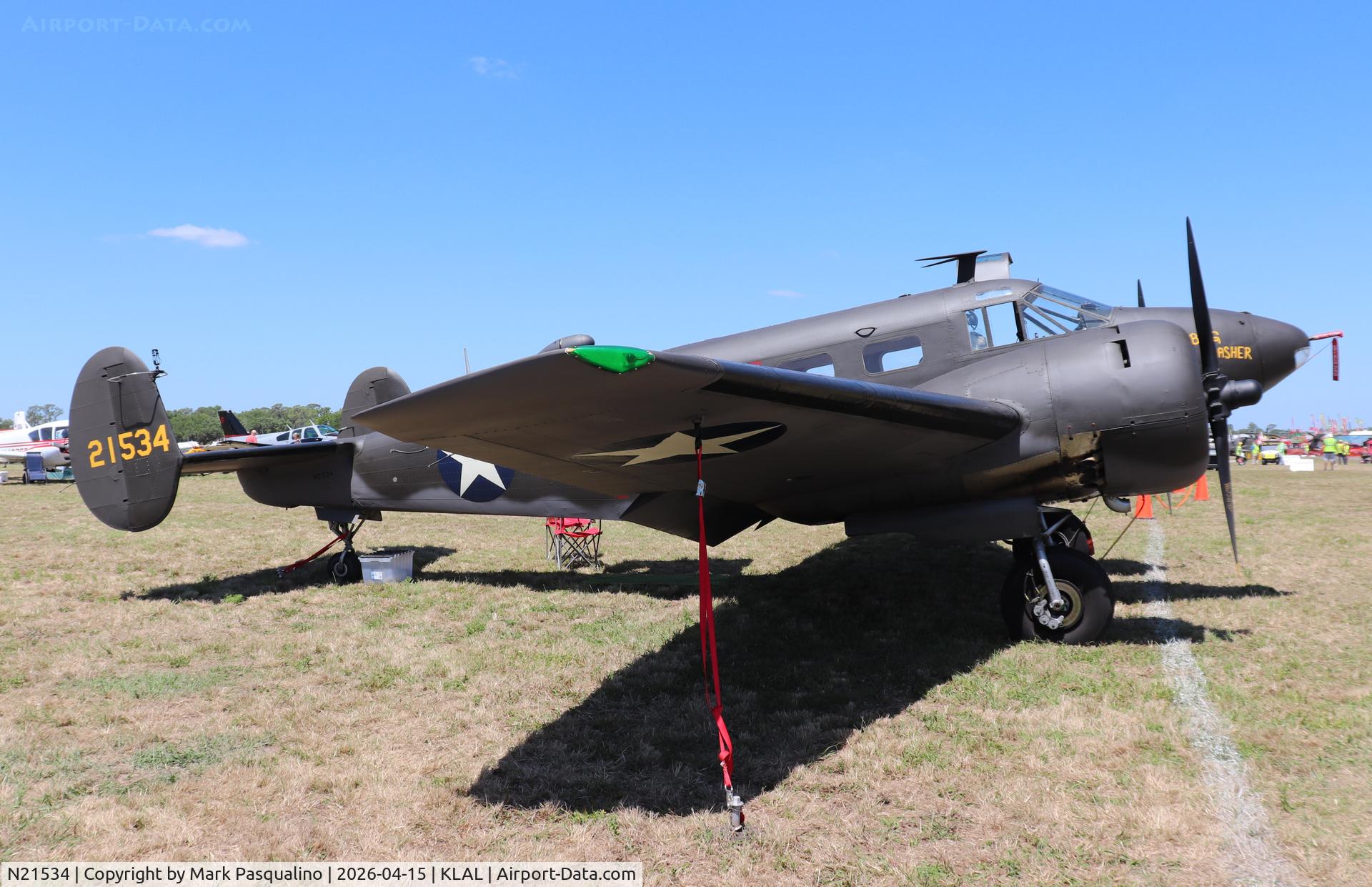 N21534, 1945 Beech 3TM C/N CA-134, Beech 3TM