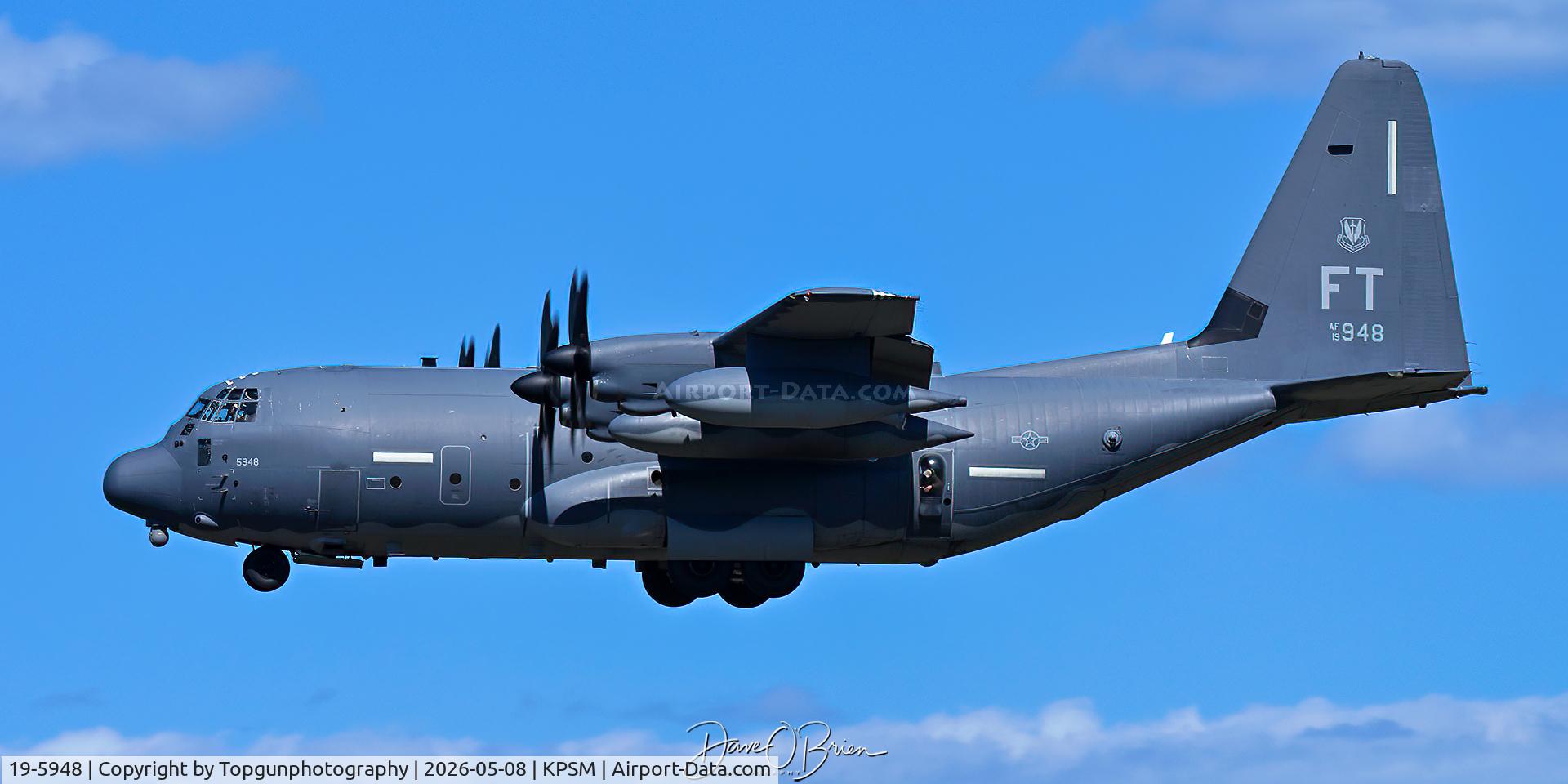 19-5948, 2020 Lockheed Martin HC-130J Hercules C/N 382-5948, KING22
71st RQS	Moody AFB, GA