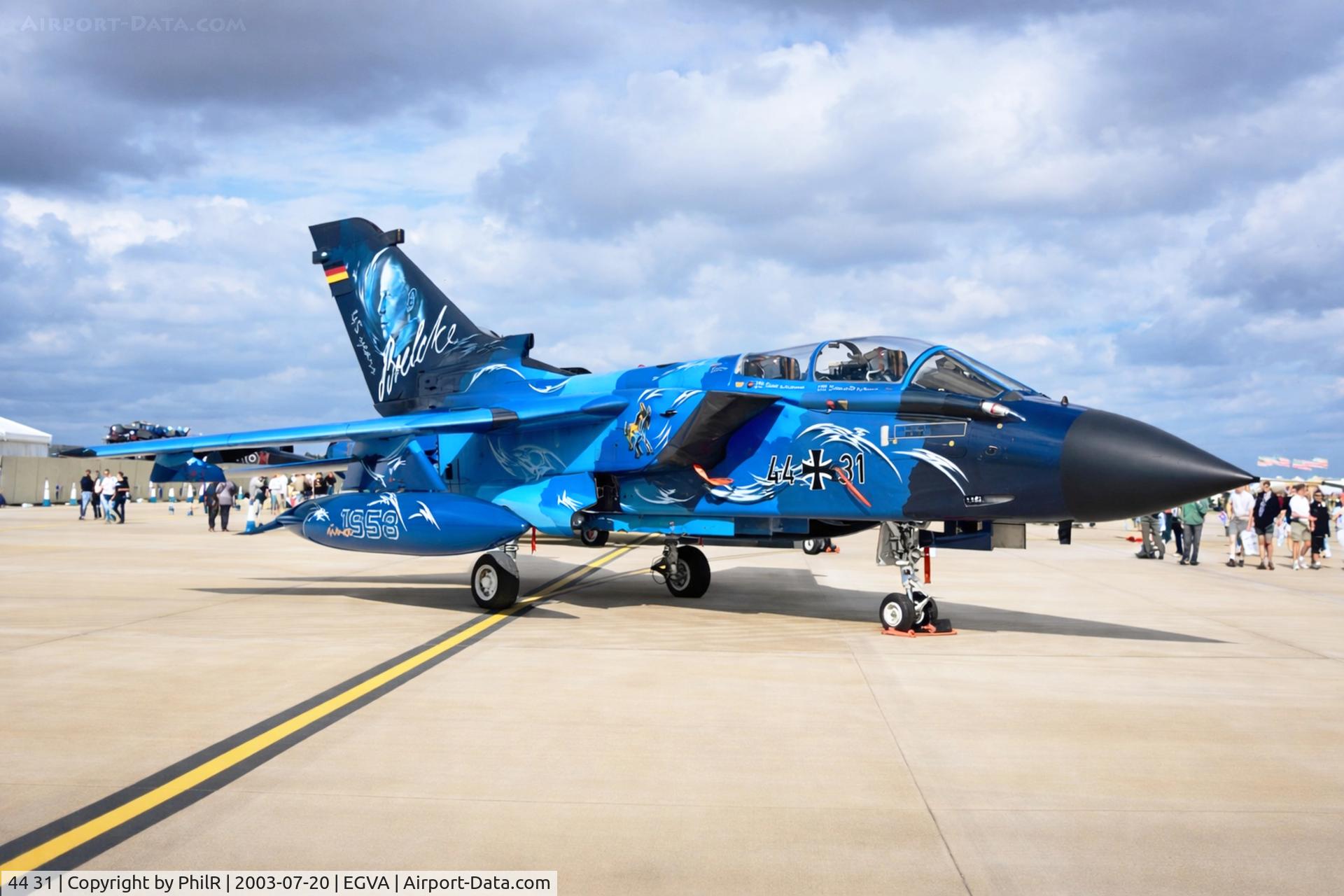 44 31, Panavia Tornado IDS C/N 332/GS092/4131, 44+31 Panavia Tornado Luftwaffe RIAT Fairford 