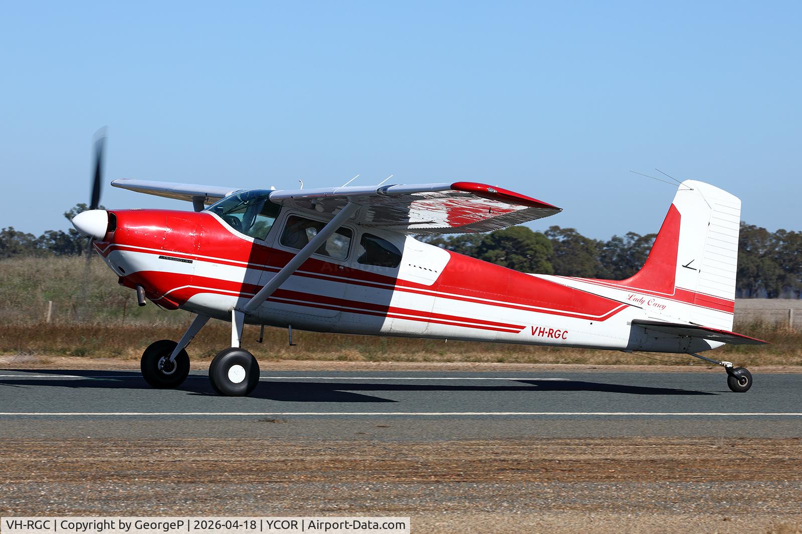 VH-RGC, 1956 Cessna 180 C/N 32450, Antique Aeroplane Assn of Australia National Fly-in.