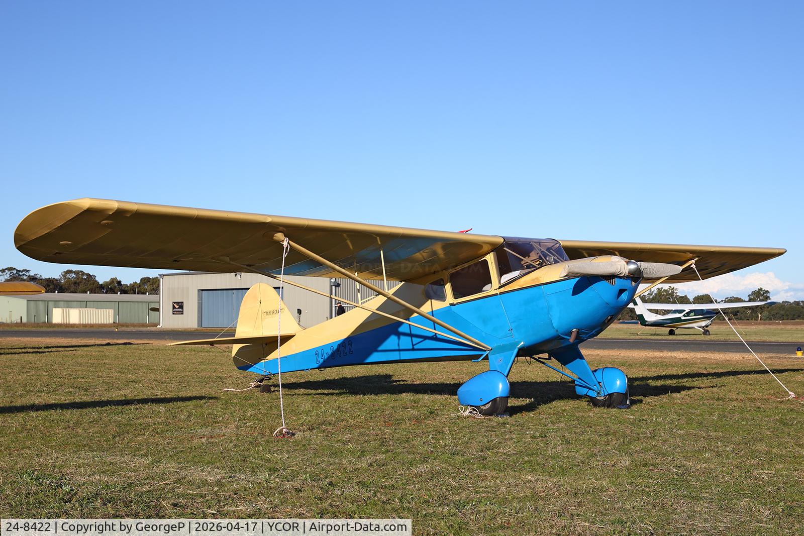 24-8422, 1941 Taylorcraft BC-12-65 C/N 3238, Antique Aeroplane Assn of Australia National Fly-in.