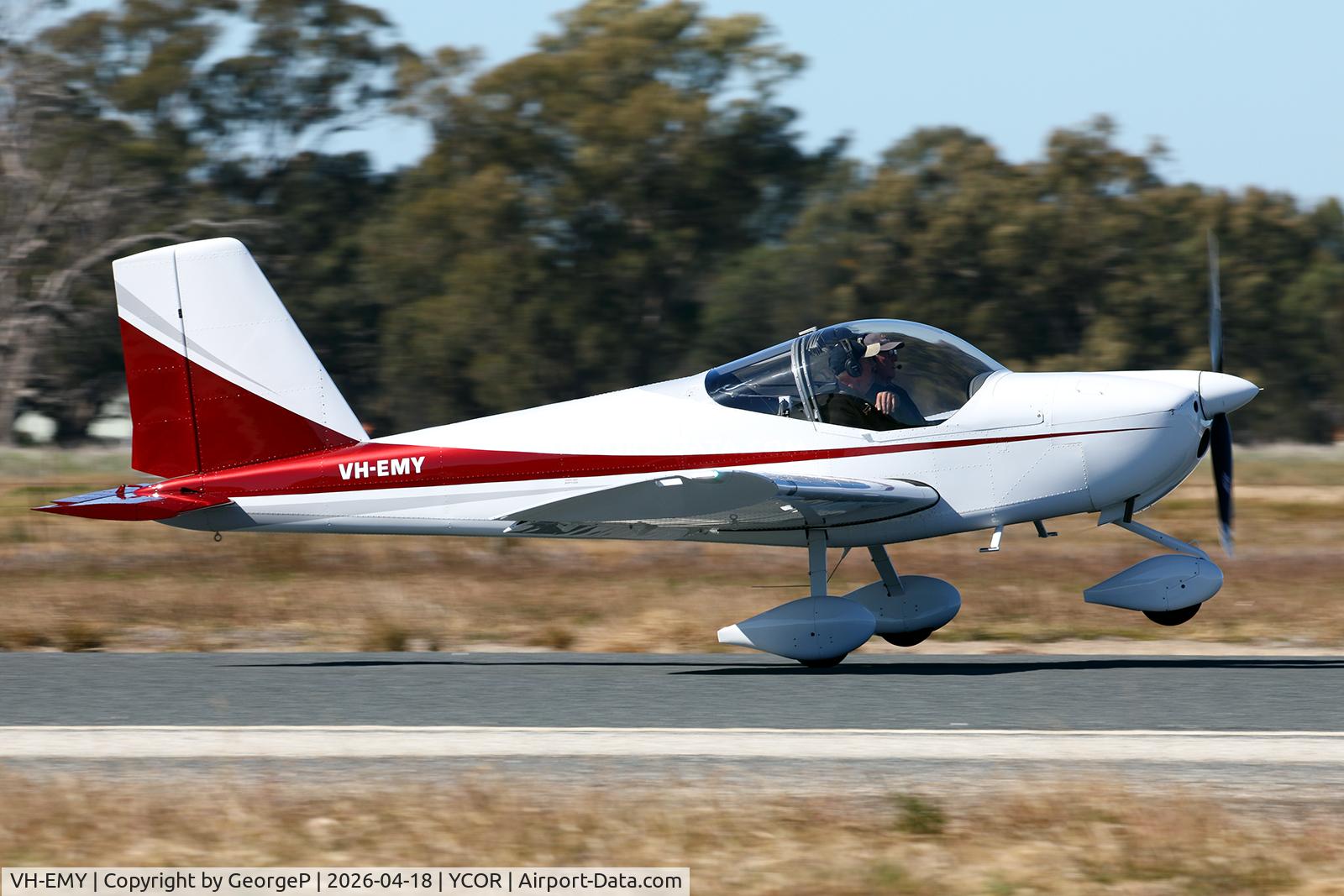 VH-EMY, 2019 Vans RV-12 C/N 12-0215, Antique Aeroplane Assn of Australia National Fly-in.