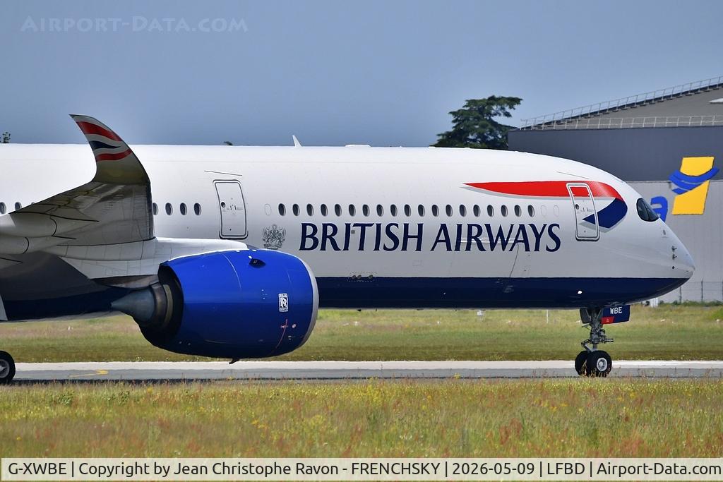 G-XWBE, 2019 Airbus A350-1041 C/N 386, Bordeaux (BOD) London (LHR) BA9173