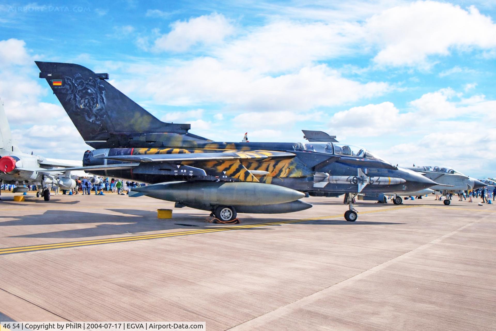46 54, Panavia Tornado ECR C/N 898/GS287/4354, 46+54 Panavia Tornado Luftwaffe RIAT 