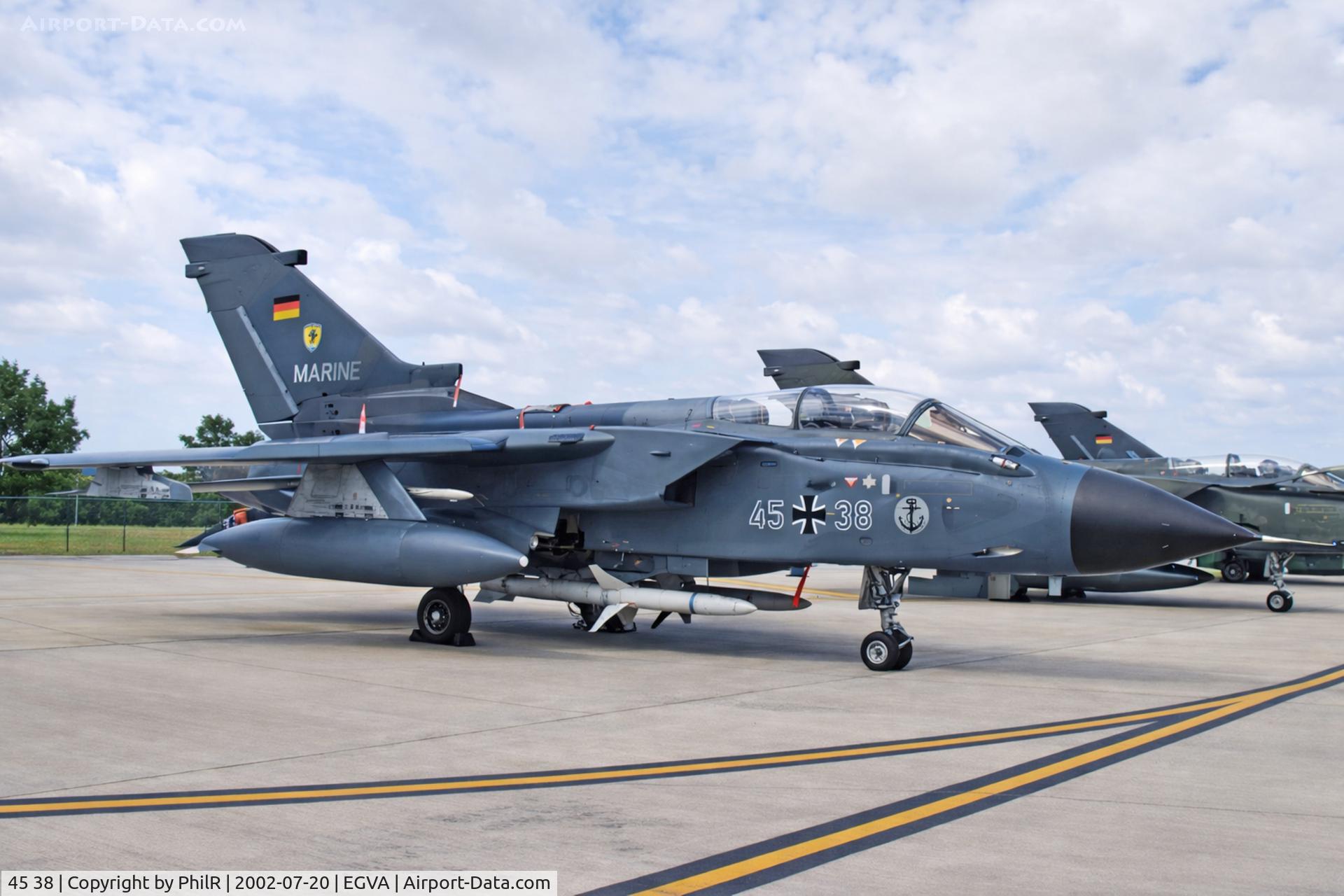 45 38, Panavia Tornado IDS C/N 596/GS186/4238, 45+38 Panavia Tornado IDS Luftwaffe RIAT