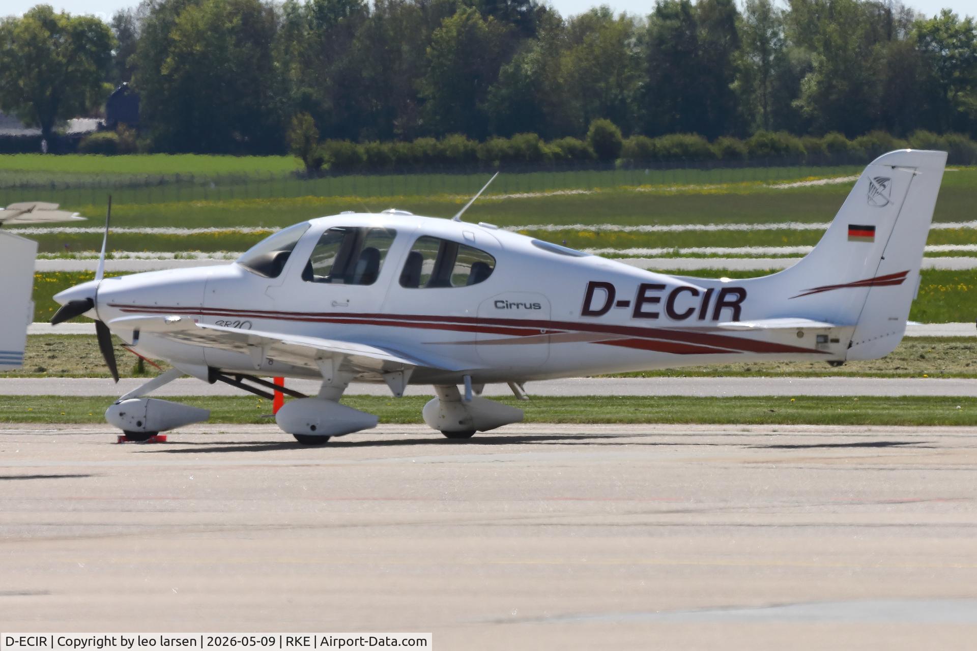 D-ECIR, 2003 Cirrus SR20, c/n 1303, Roskilde 9.5.2026