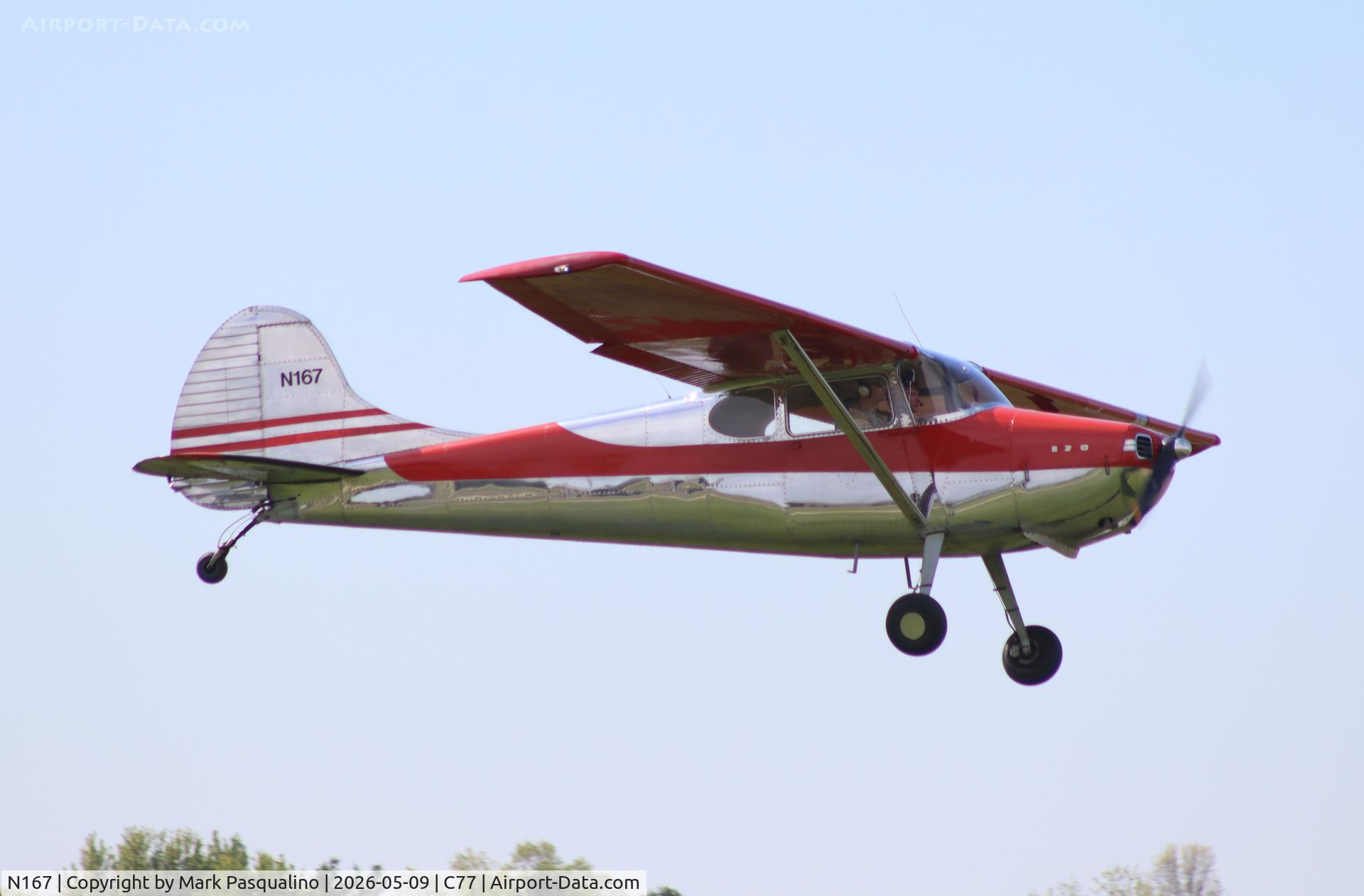 N167, 1950 Cessna 170A, c/n 19225, Cessna 170A
