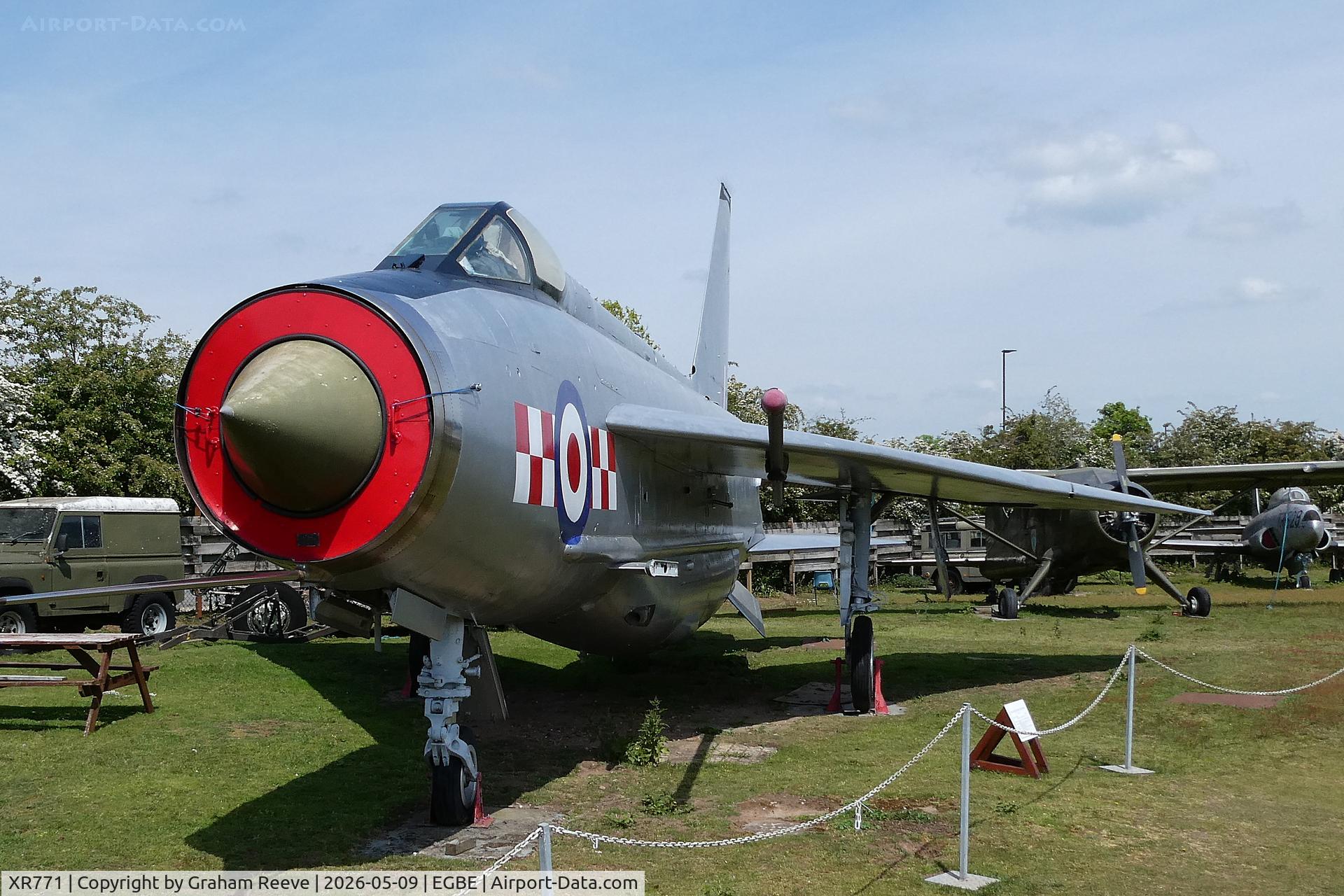XR771, 1966 English Electric Lightning F.6 C/N 95236, On display at the Midland Air Museum, Coventry.