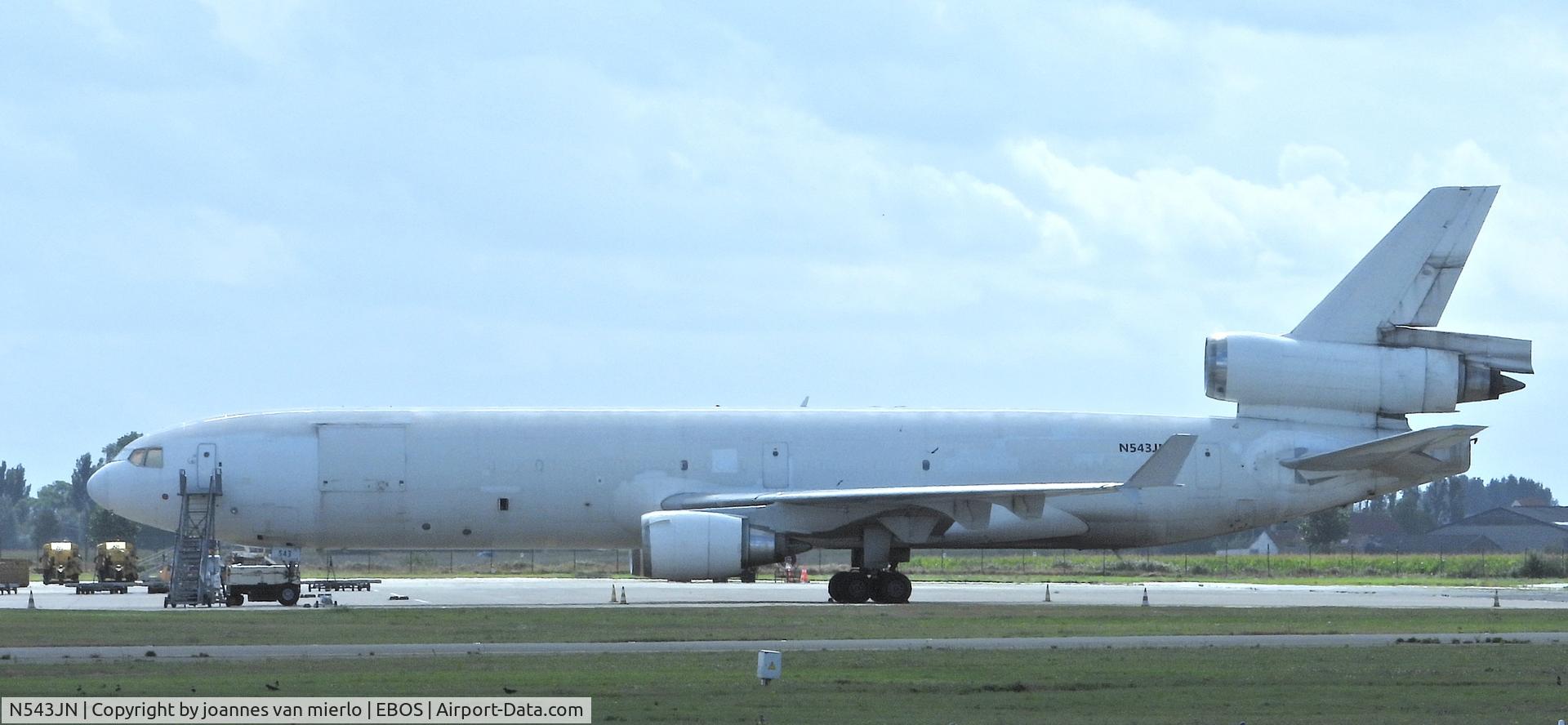 N543JN, 1994 McDonnell Douglas MD-11F, c/n 48543 l/n 572, Ostend