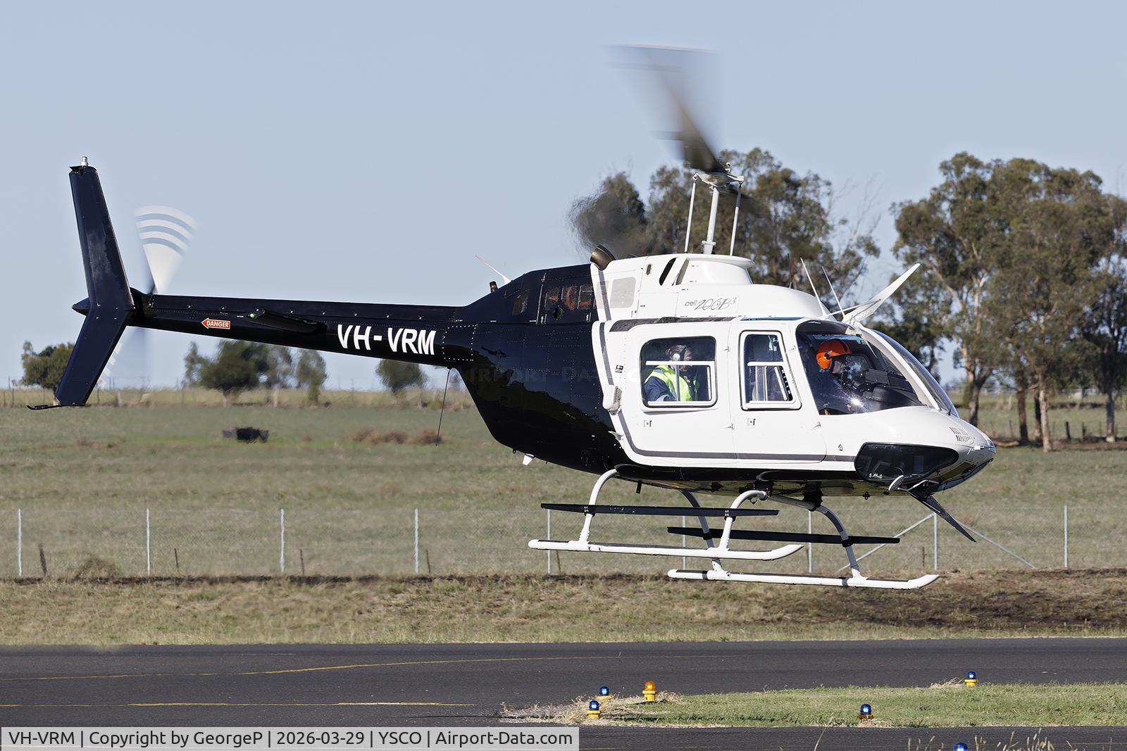 VH-VRM, 1978 Bell 206B (III), c/n 2561, Warbirds Over Scone 2026.