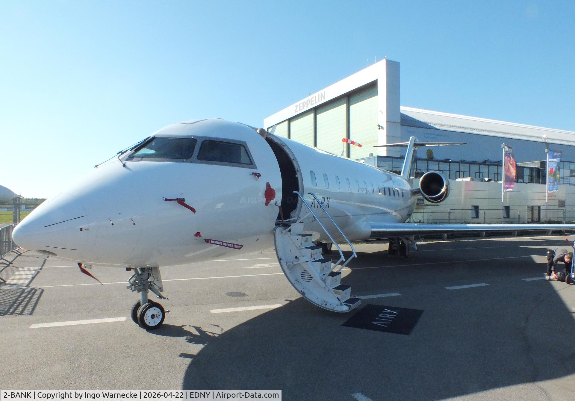 2-BANK, Bombardier Global 5000, c/n not found_2-BANK, Bombardier BD-700-1A11 Global 5000 at the AERO 2026, Friedrichshafen