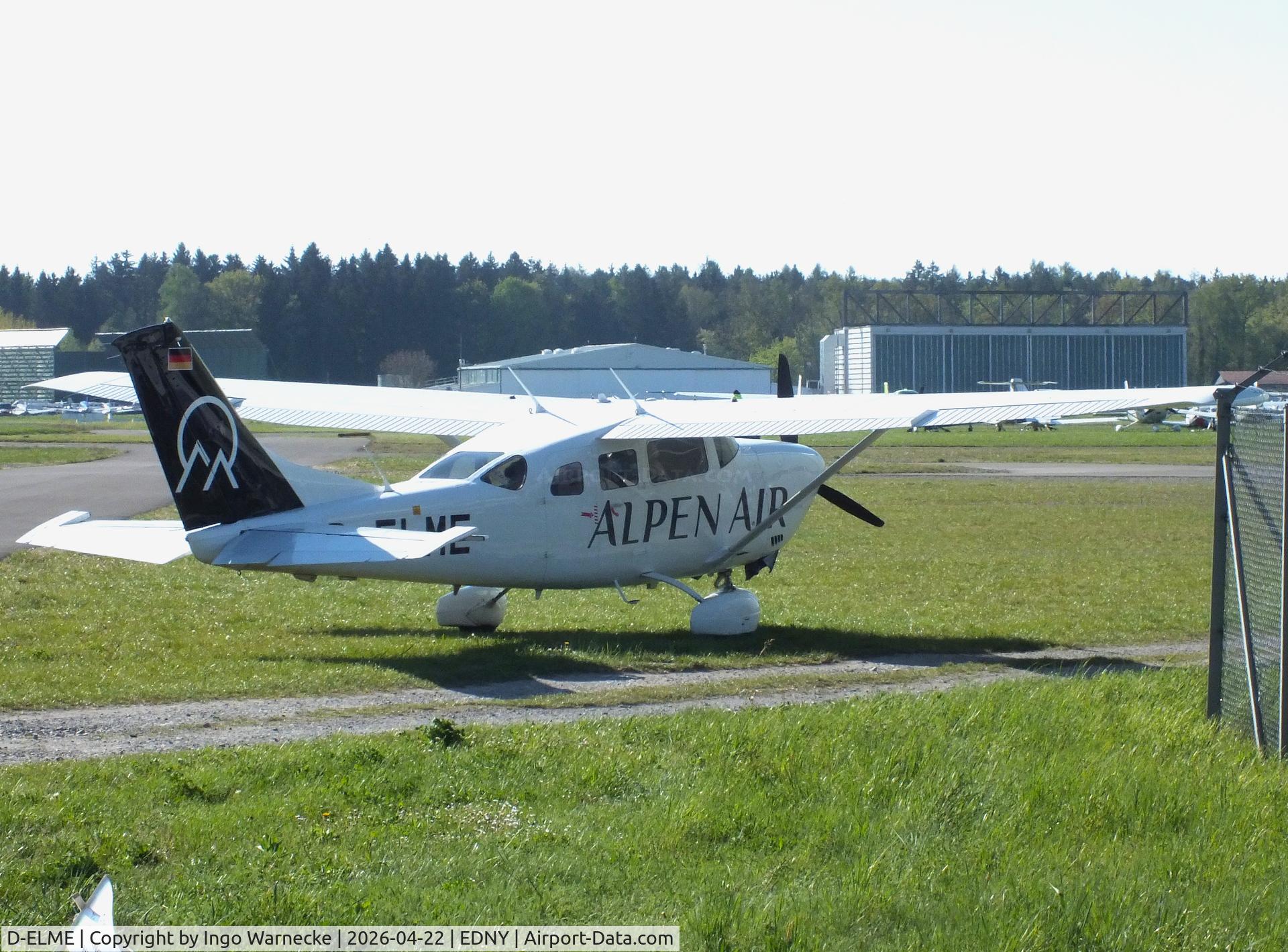 D-ELME, Cessna T206H Turbo Stationair C/N T20608911, Cessna T206H Turbo Stationair of Alpen Air at the Bodensee airport, Friedrichshafen