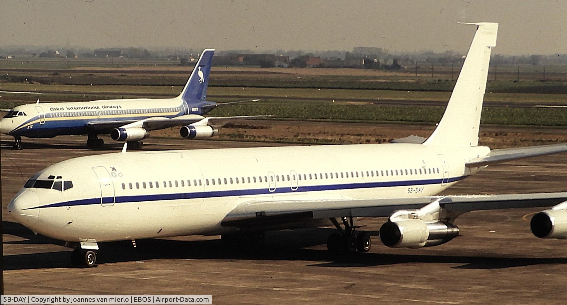 5B-DAY, 1967 Boeing 707-338C, c/n 19622, ex-slide