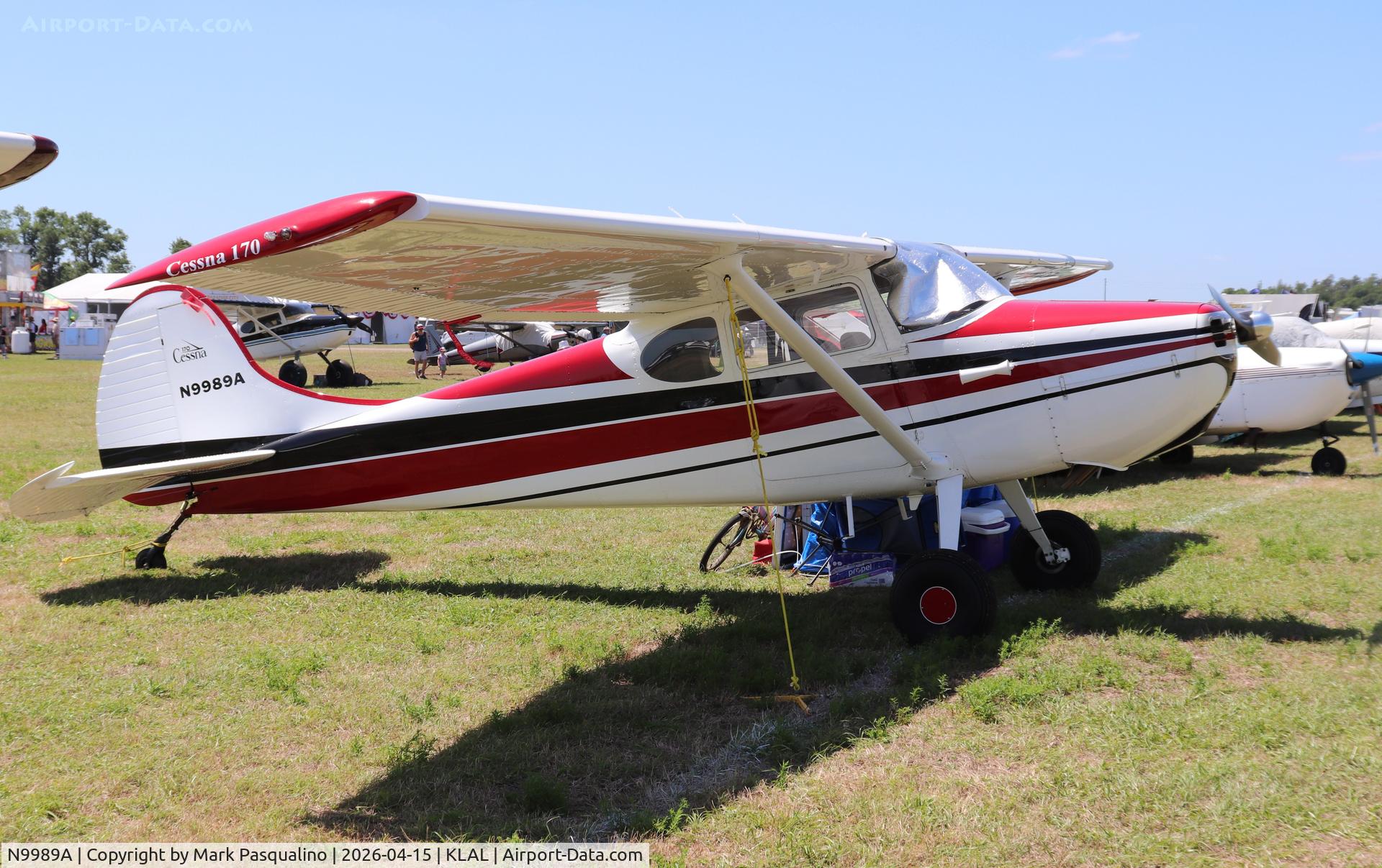 N9989A, 1950 Cessna 170A C/N 19424, Cessna 170A