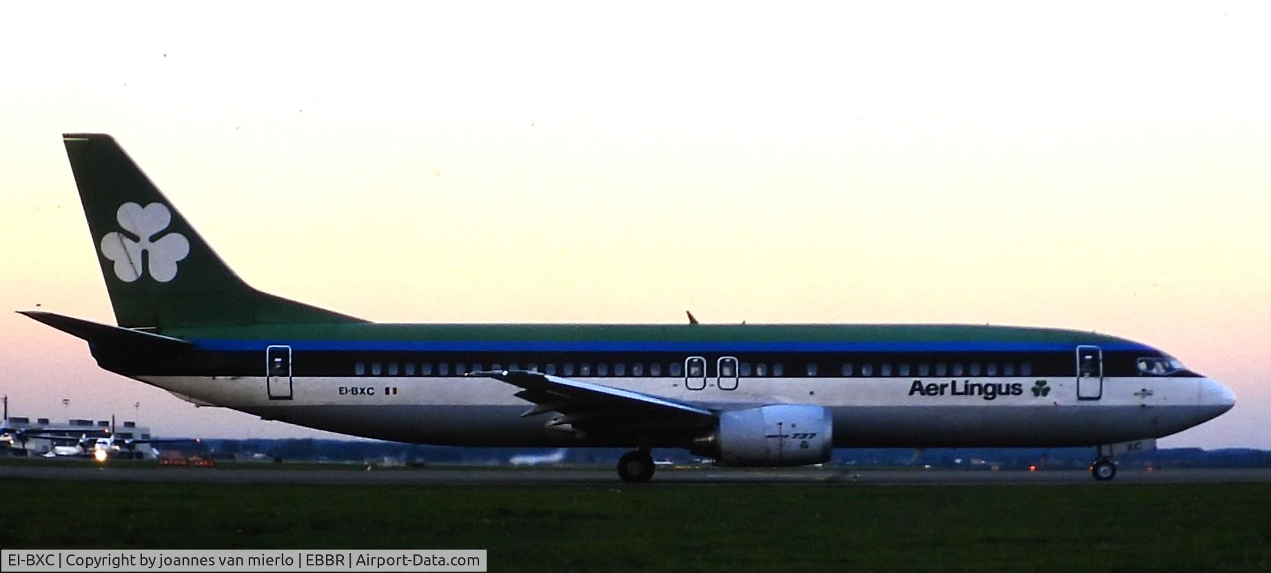 EI-BXC, 1990 Boeing 737-448, c/n 24773, ex-slide