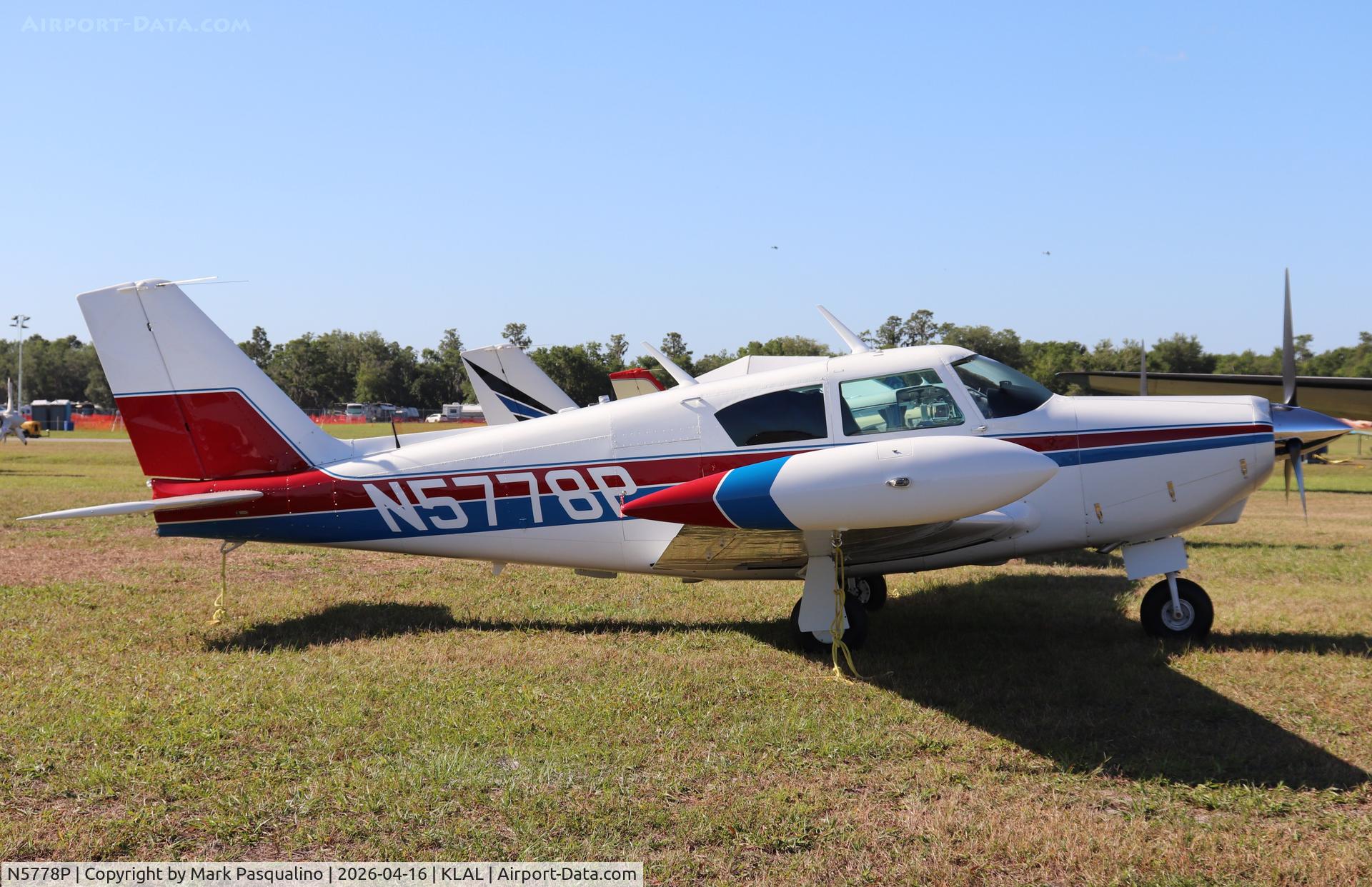 N5778P, 1959 Piper PA-24-250 Comanche, c/n 24-857, Piper PA-24-250