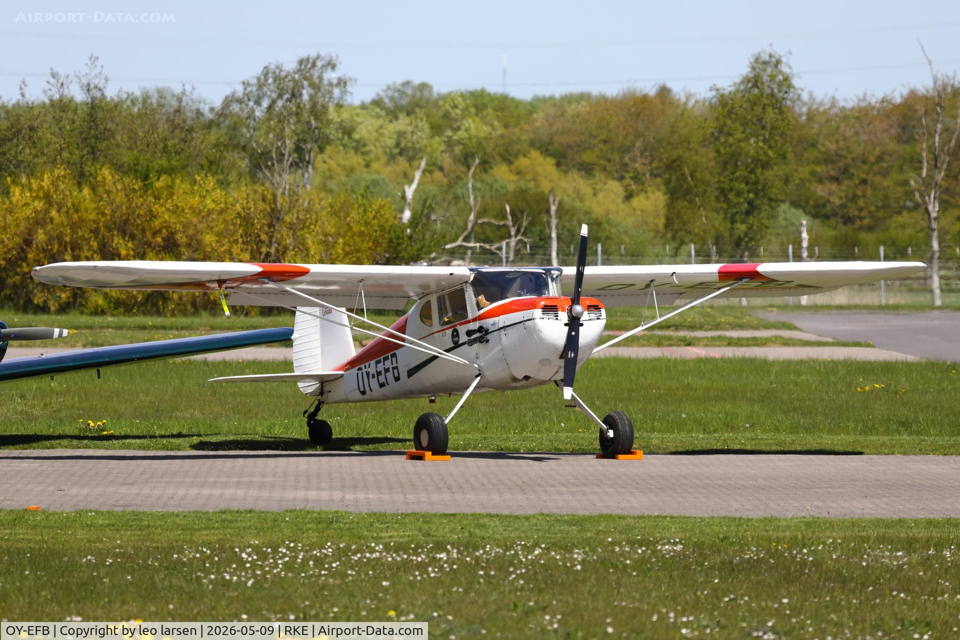 OY-EFB, 1946 Cessna 140 C/N 9203, Roskilde 9.5.2026