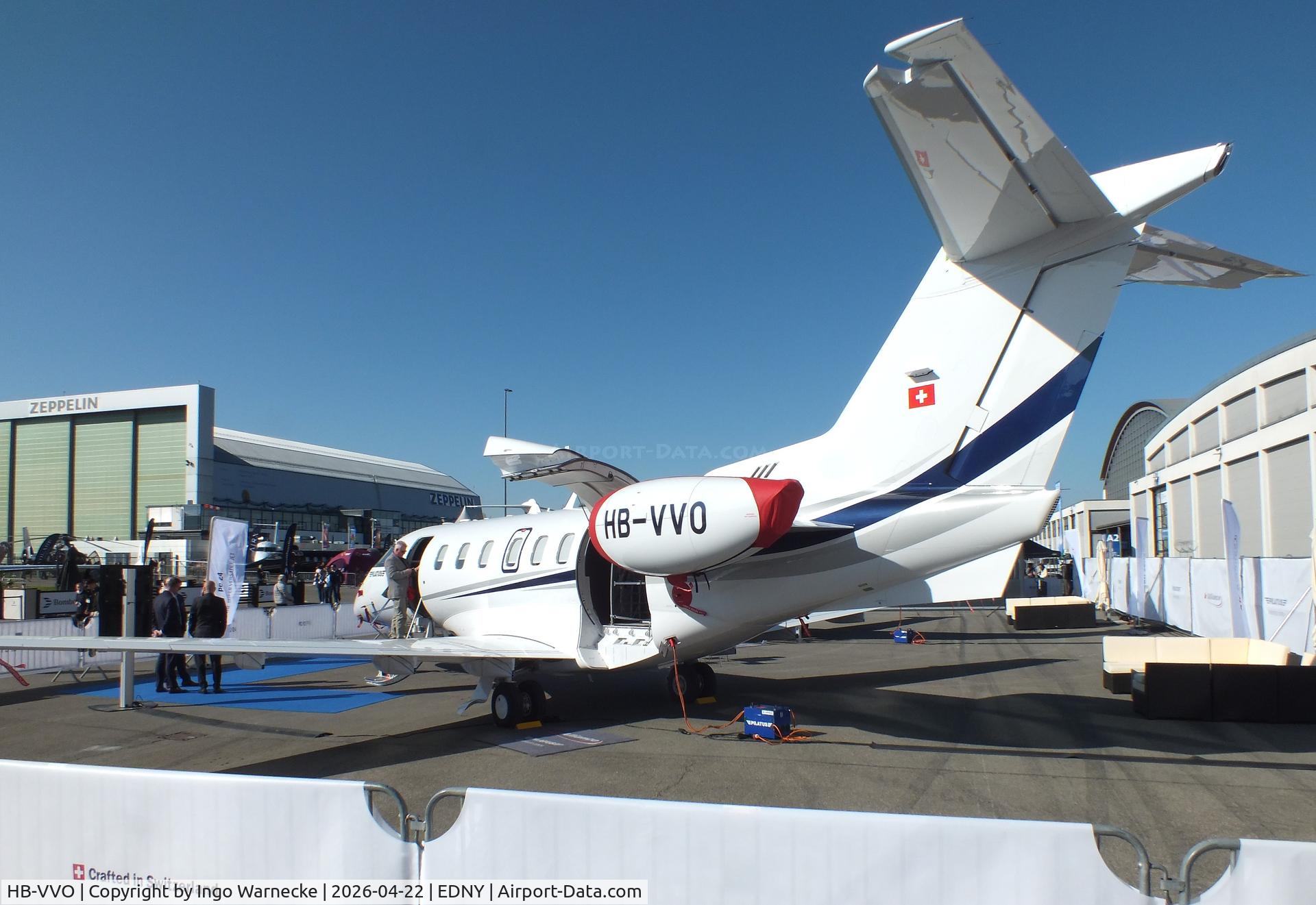 HB-VVO, 2026 Pilatus PC-24 C/N 612, Pilatus PC-24 at the AERO 2026, Friedrichshafen