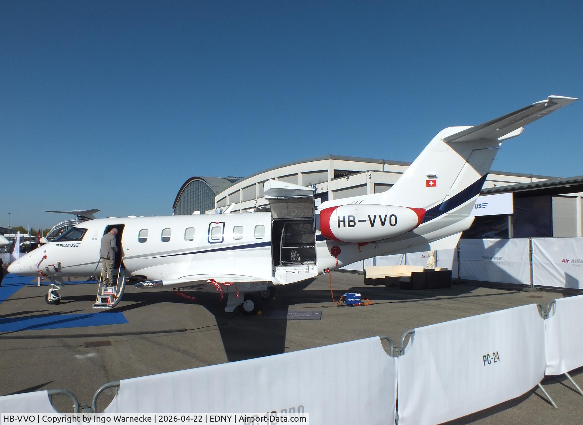 HB-VVO, 2026 Pilatus PC-24 C/N 612, Pilatus PC-24 at the AERO 2026, Friedrichshafen