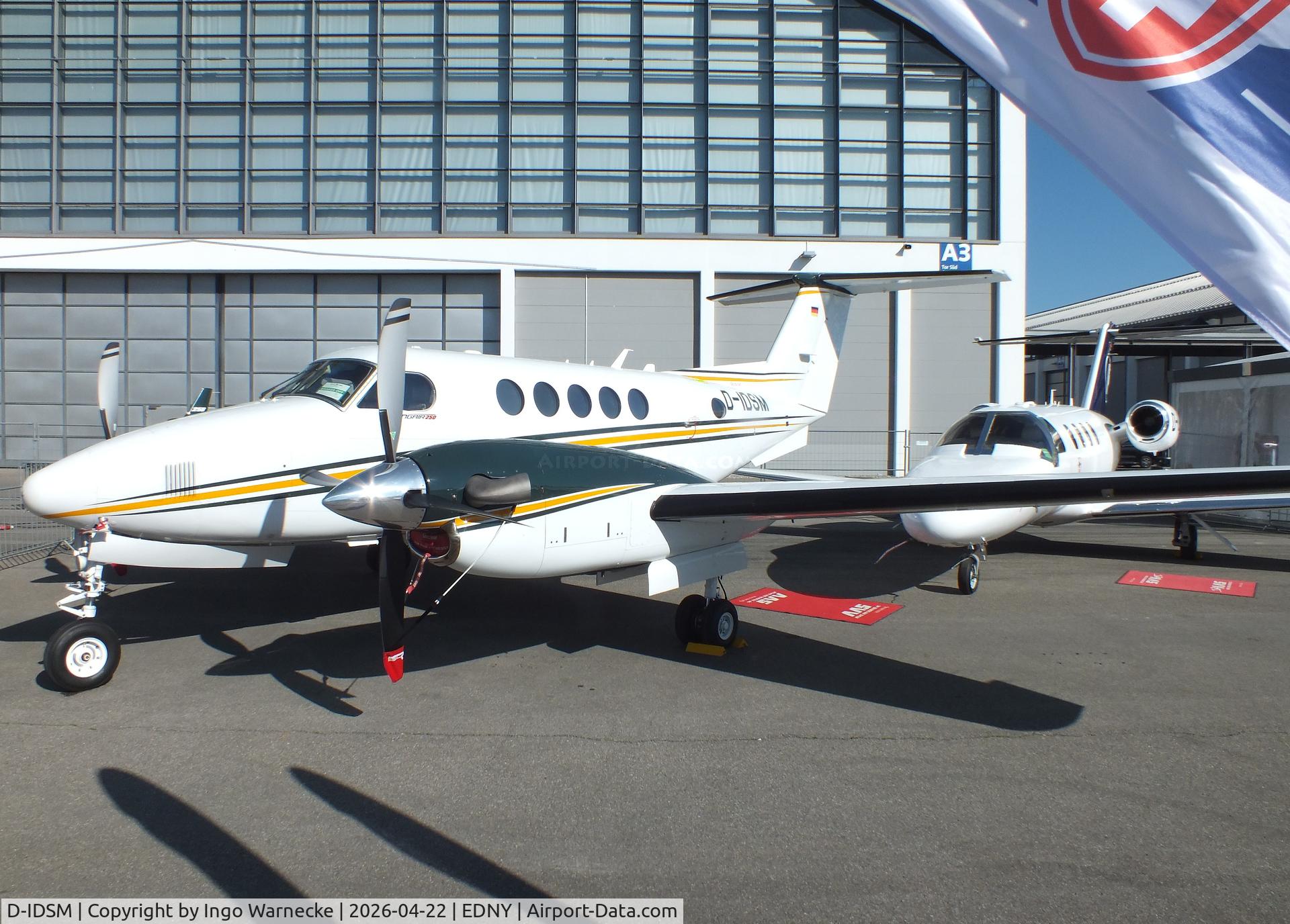 D-IDSM, 2016 Beech B200GT Super King Air King Air, c/n BY-269, Beech B200GT Super King Air 250 at the AERO 2026, Friedrichshafen