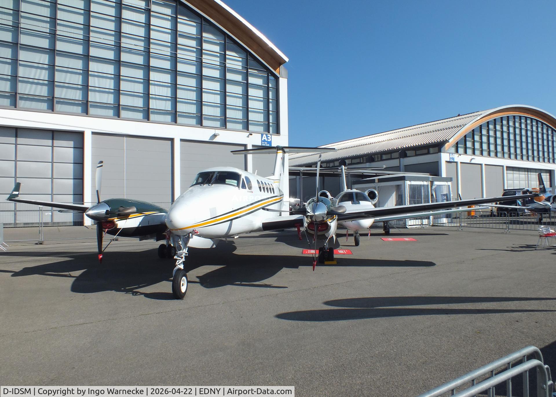 D-IDSM, 2016 Beech B200GT Super King Air King Air C/N BY-269, Beech B200GT Super King Air 250 at the AERO 2026, Friedrichshafen