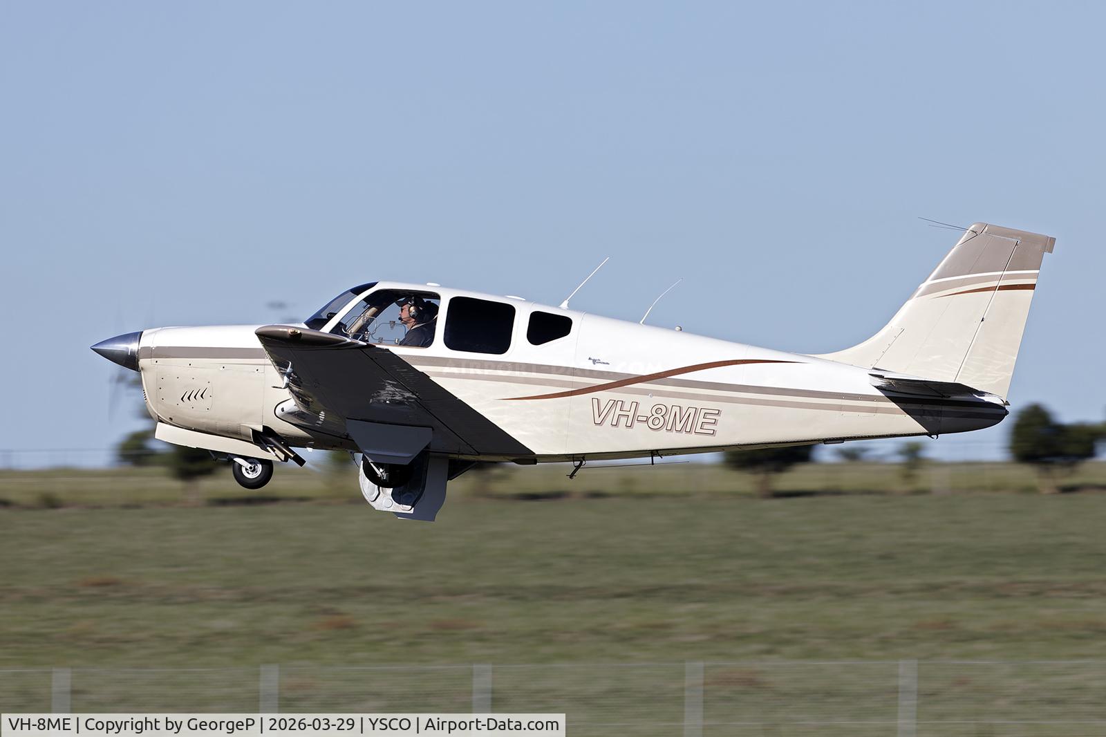 VH-8ME, 1963 BEECH AIRCRAFT CORP 35-B33 C/N CD-620, Warbirds Over Scone 2026.