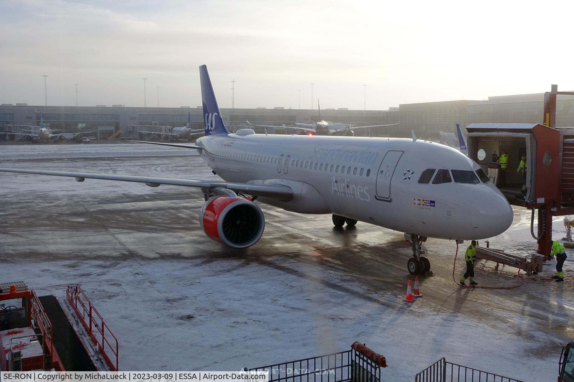 SE-RON, 2018 Airbus A320-251N C/N 8404, A frosty morning at Arlanda