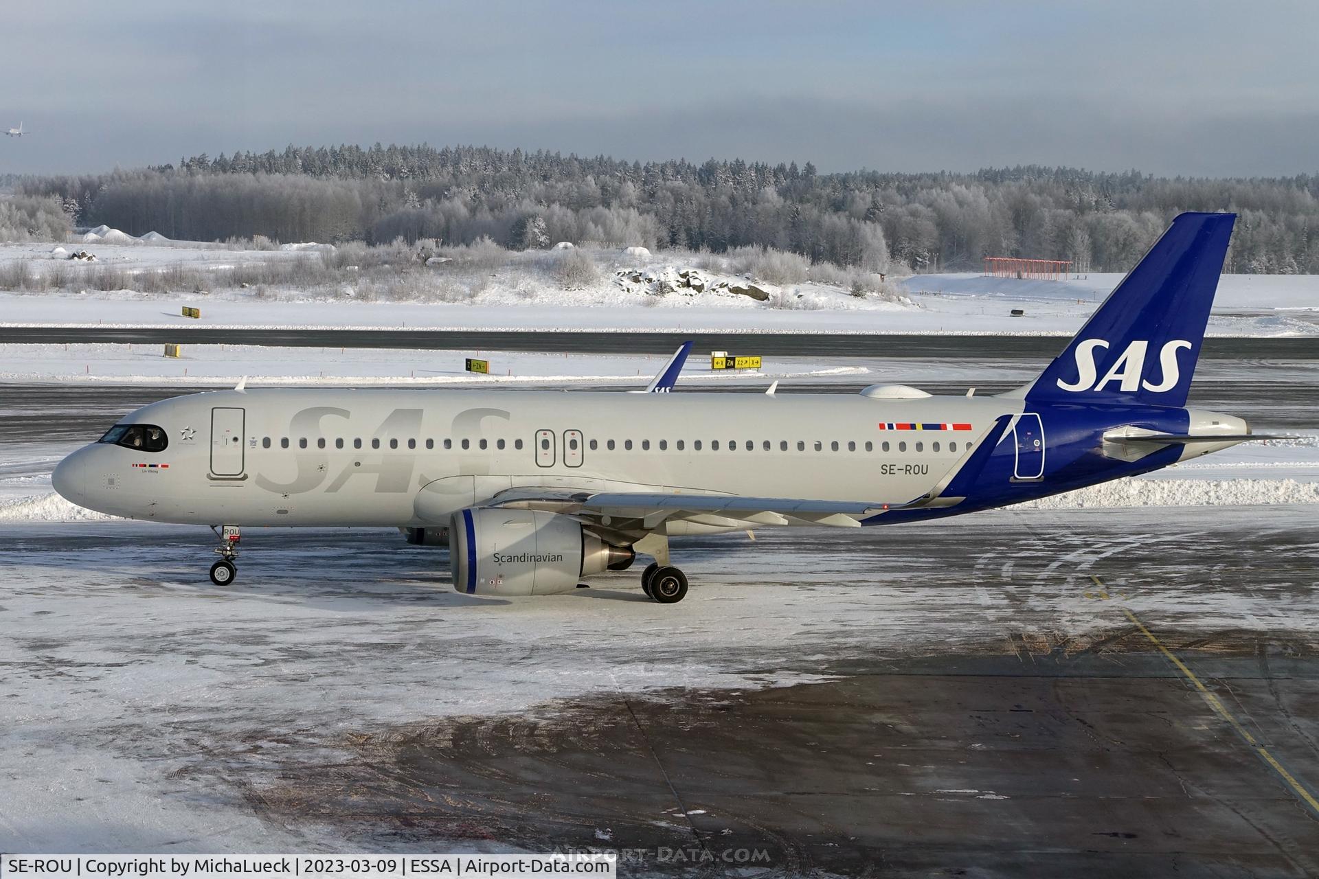 SE-ROU, 2019 Airbus A320-251N C/N 9262, A frosty morning at Arlanda