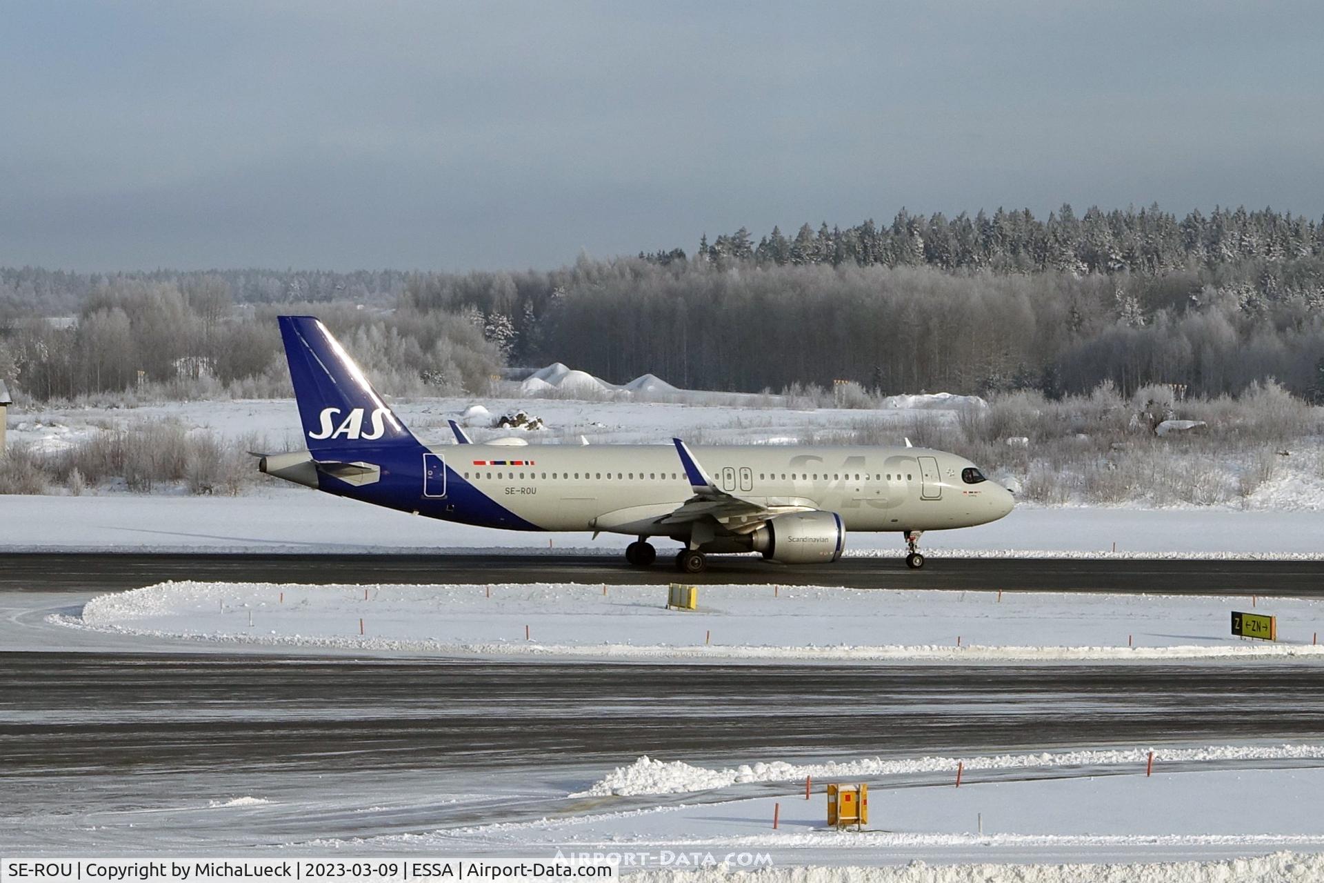 SE-ROU, 2019 Airbus A320-251N C/N 9262, A frosty morning at Arlanda