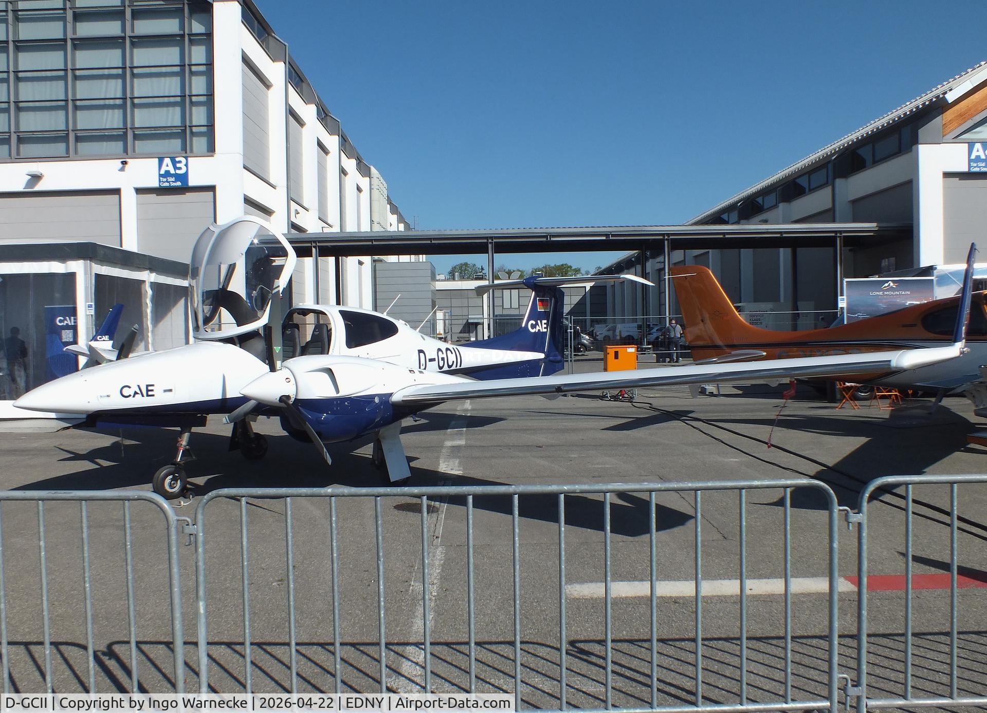 D-GCII, Diamond DA42 NG Twin Star Twin Star, Diamond DA-42 NG Twin Star at the AERO 2026, Friedrichshafen