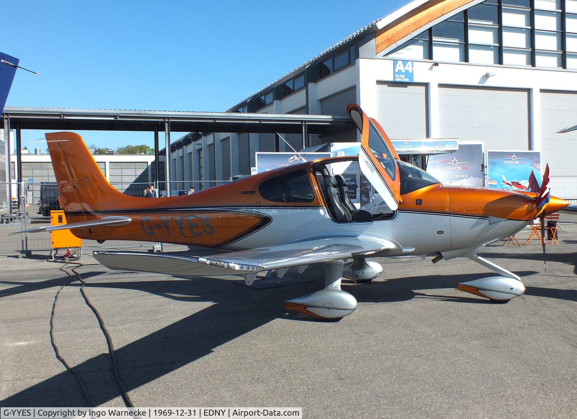G-YYES, 2022 Cirrus SR20 C/N 8701, Cirrus SR20 Platinum at the AERO 2026, Friedrichshafen
