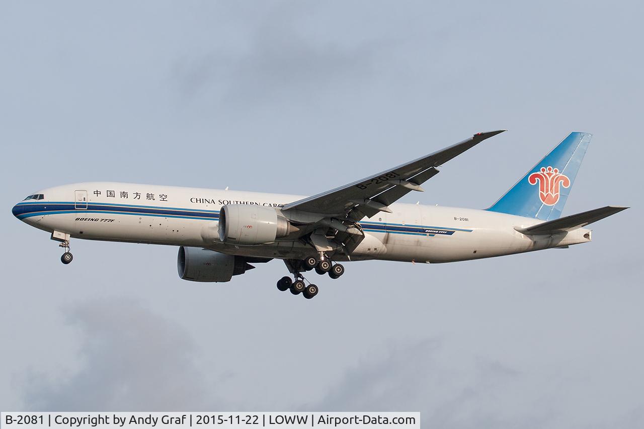 B-2081, 2010 Boeing 777-F1B, c/n 37313, China Southern 777-200F