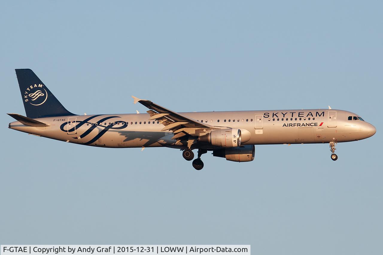 F-GTAE, 1998 Airbus A321-211 C/N 0796, Air France A321