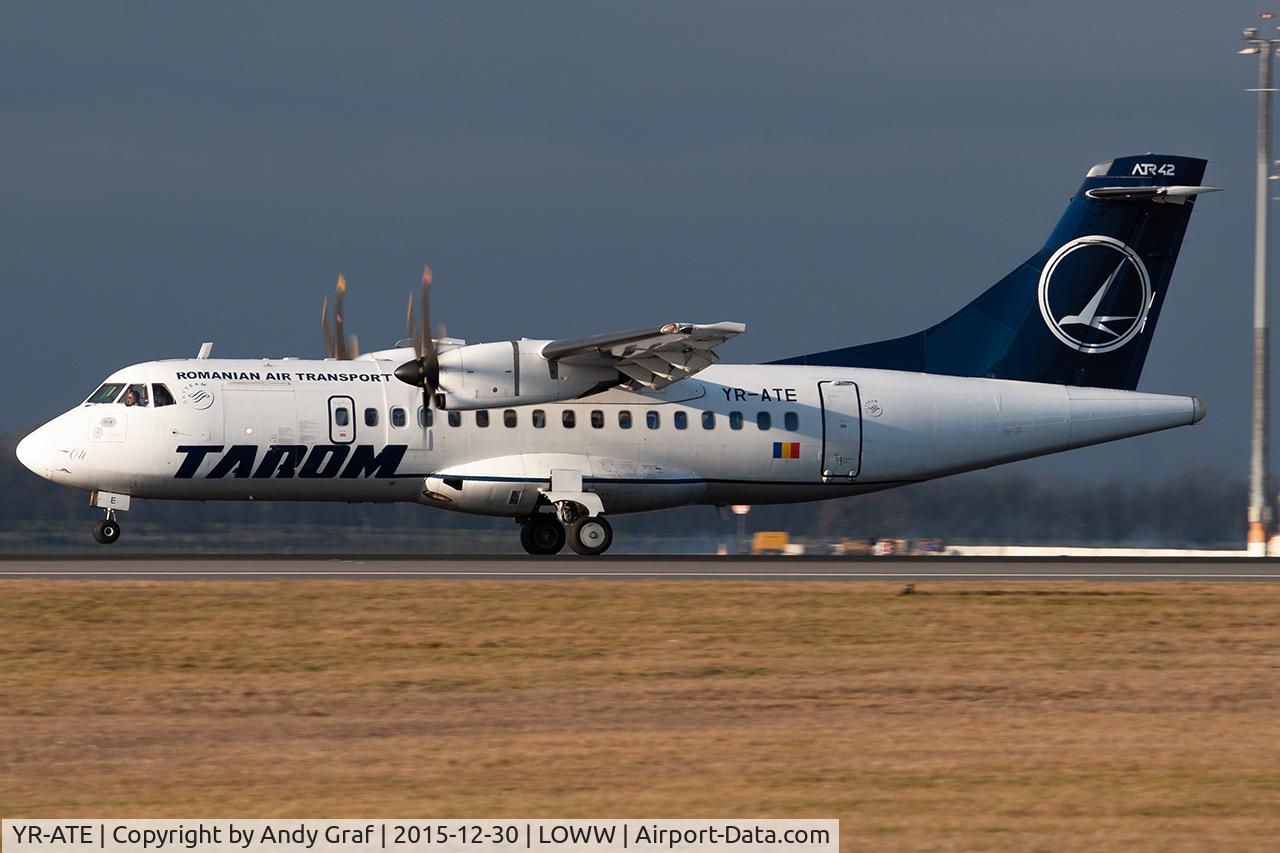 YR-ATE, 1998 ATR 42-500, c/n 596, Tarom ATR42