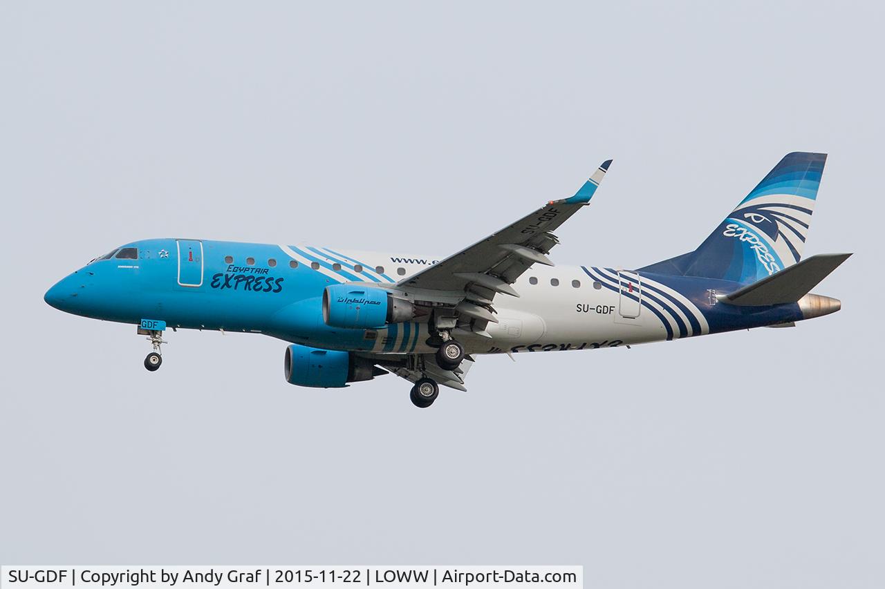SU-GDF, 2008 Embraer 170LR (ERJ-170-100LR), c/n 17000266, Egypt Air Express EMB170