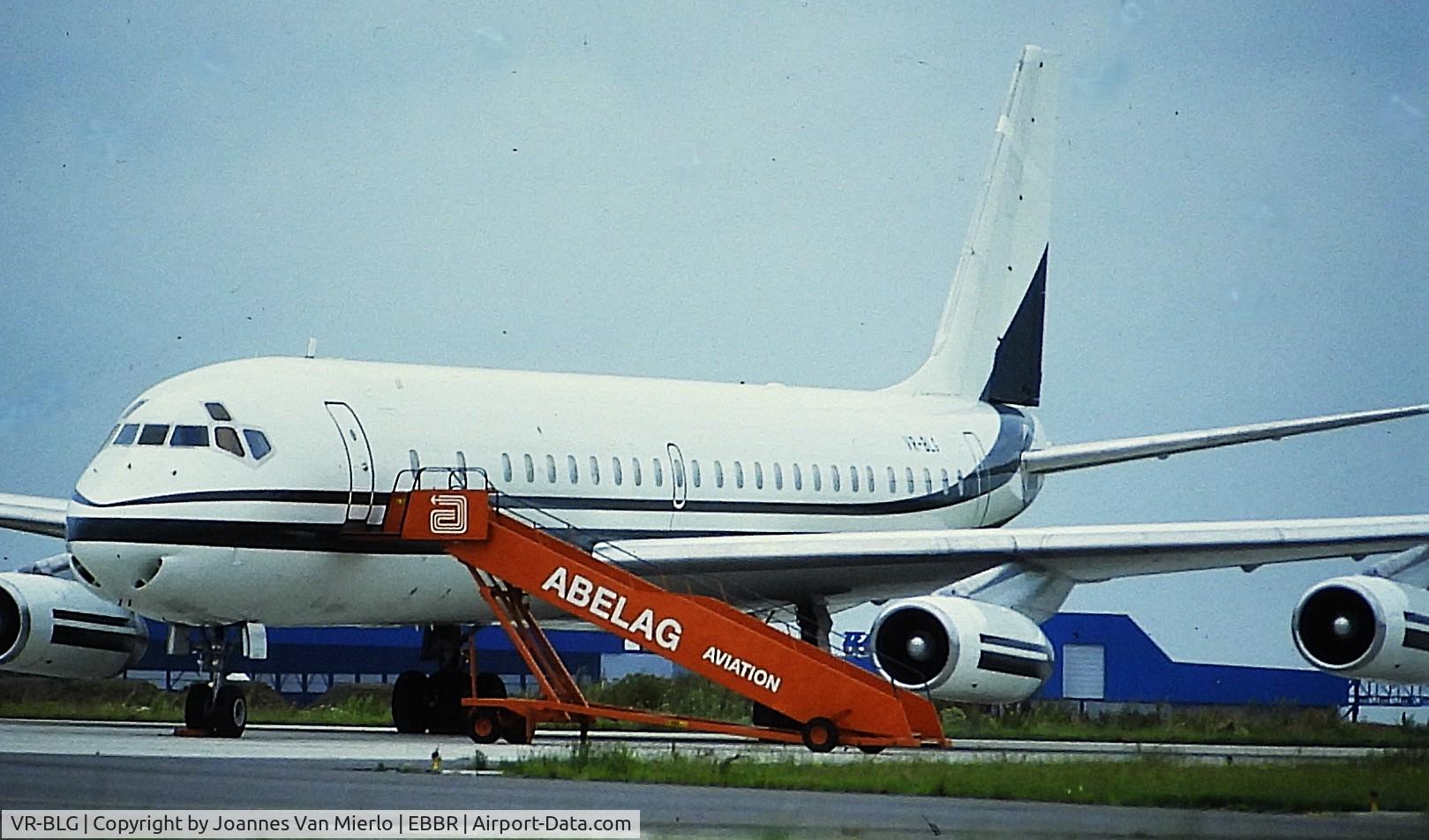 VR-BLG, 1969 Douglas DC-8-62 C/N 46071, ex-slide
