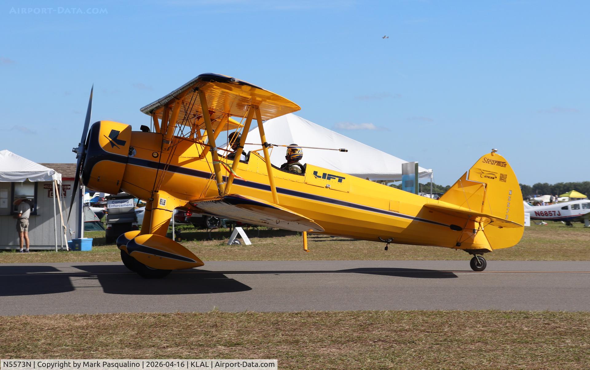 N5573N, 1943 Boeing B75N1 C/N 75-7622, Stearman