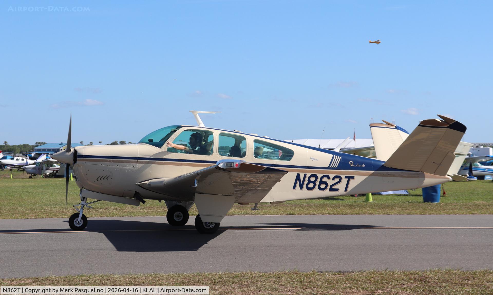 N862T, 1964 Beech S35 Bonanza C/N D-7524, Beech S35