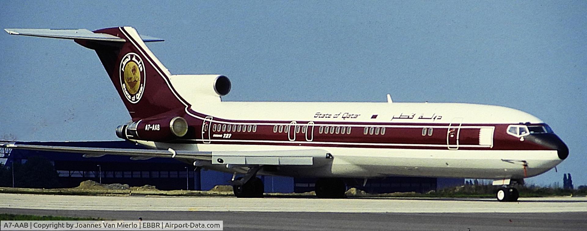 A7-AAB, 1978 Boeing 727-2P1 C/N 21595, ex-slide
